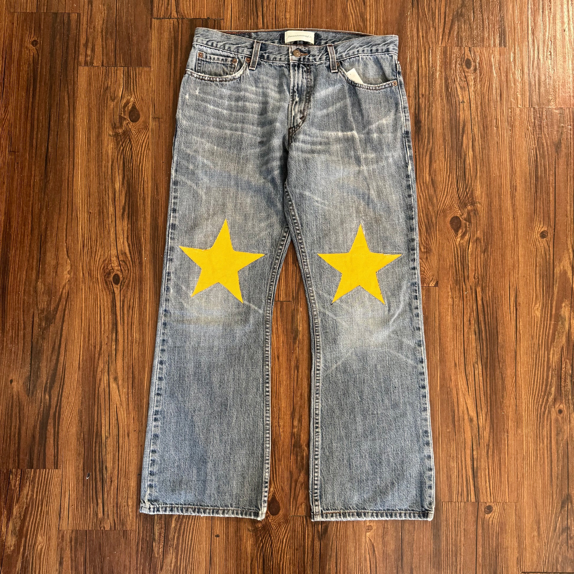 Vintage Levi's Yellow Star Knee Jeans