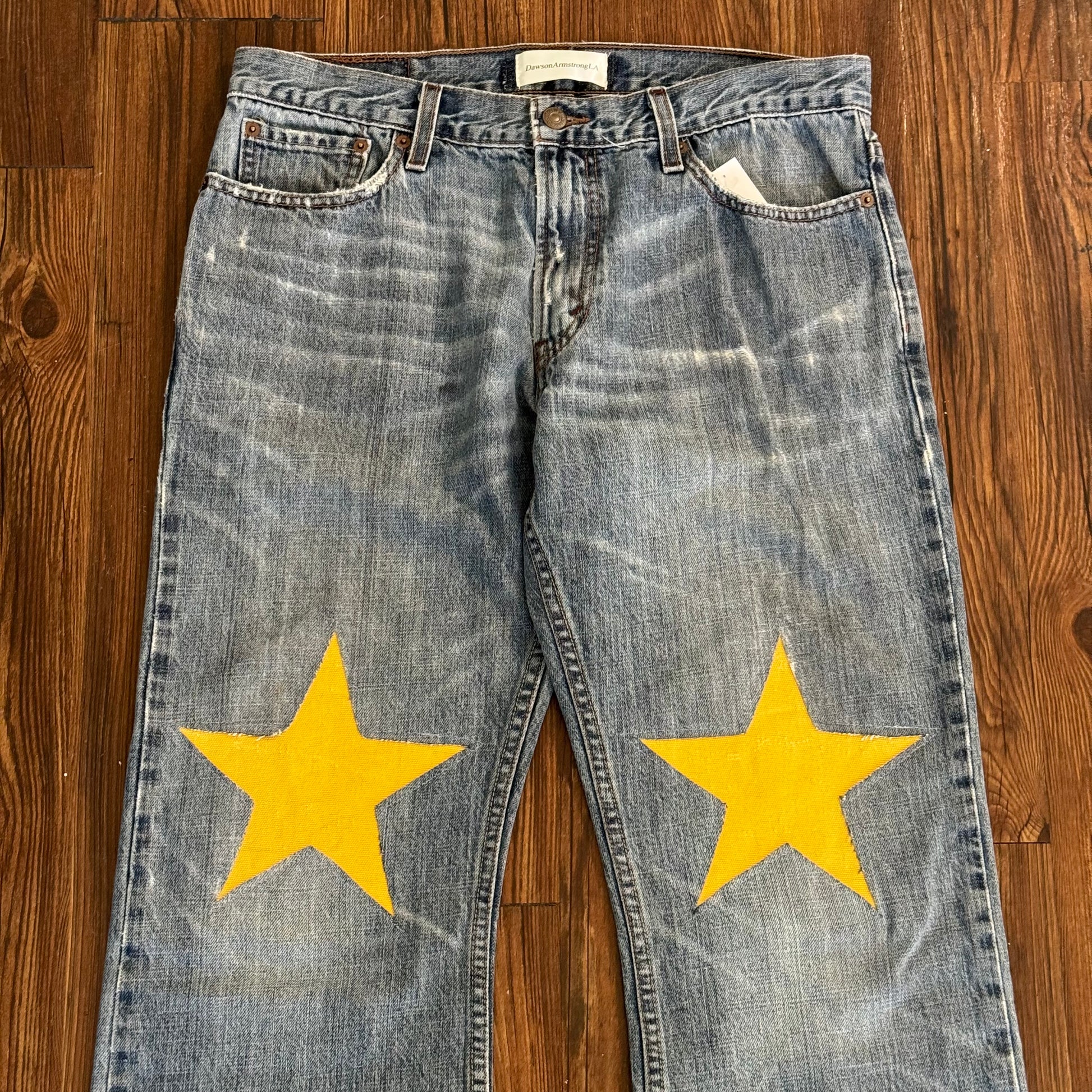 Vintage Levi's Yellow Star Knee Jeans