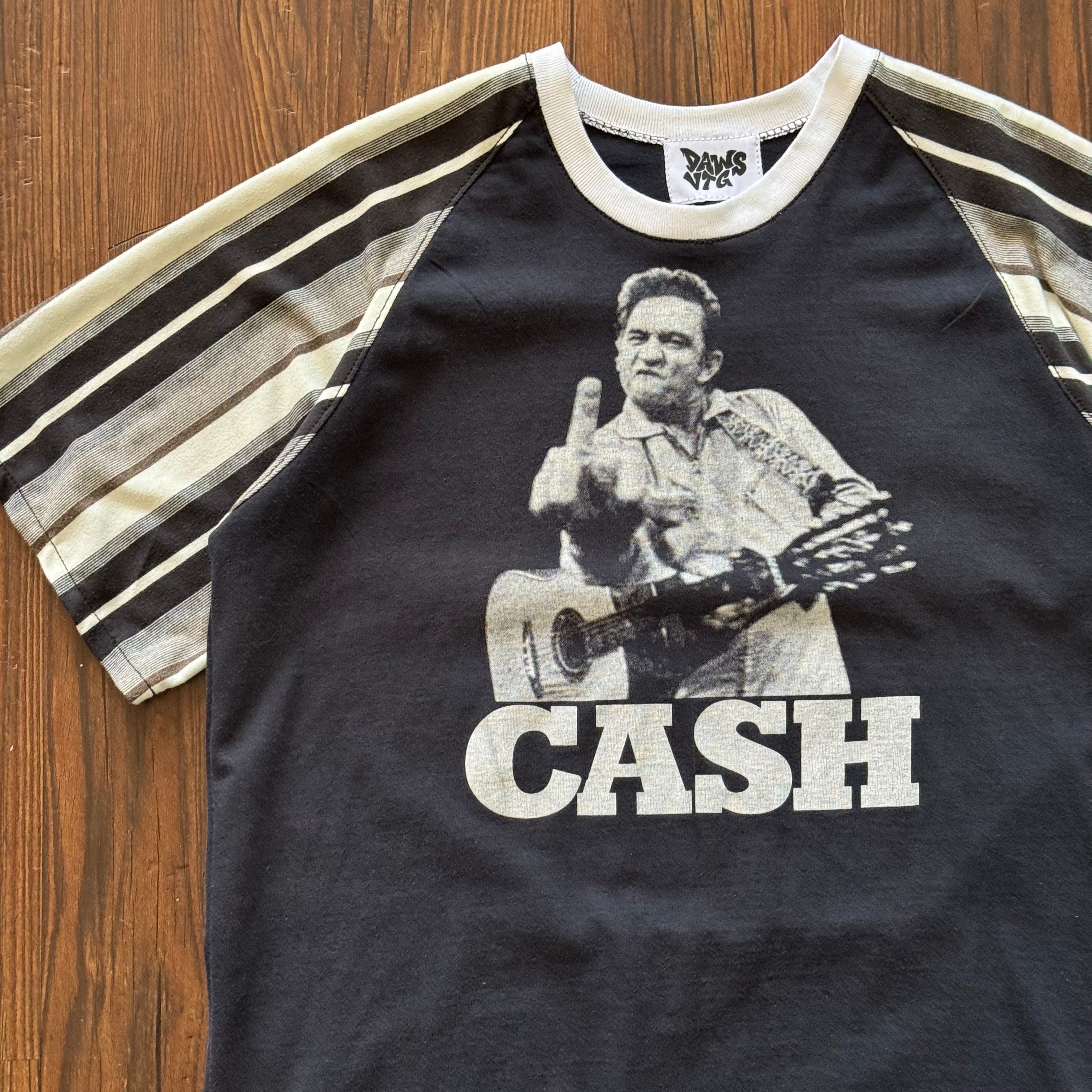 Johnny Cash Striped Shirt (Large)