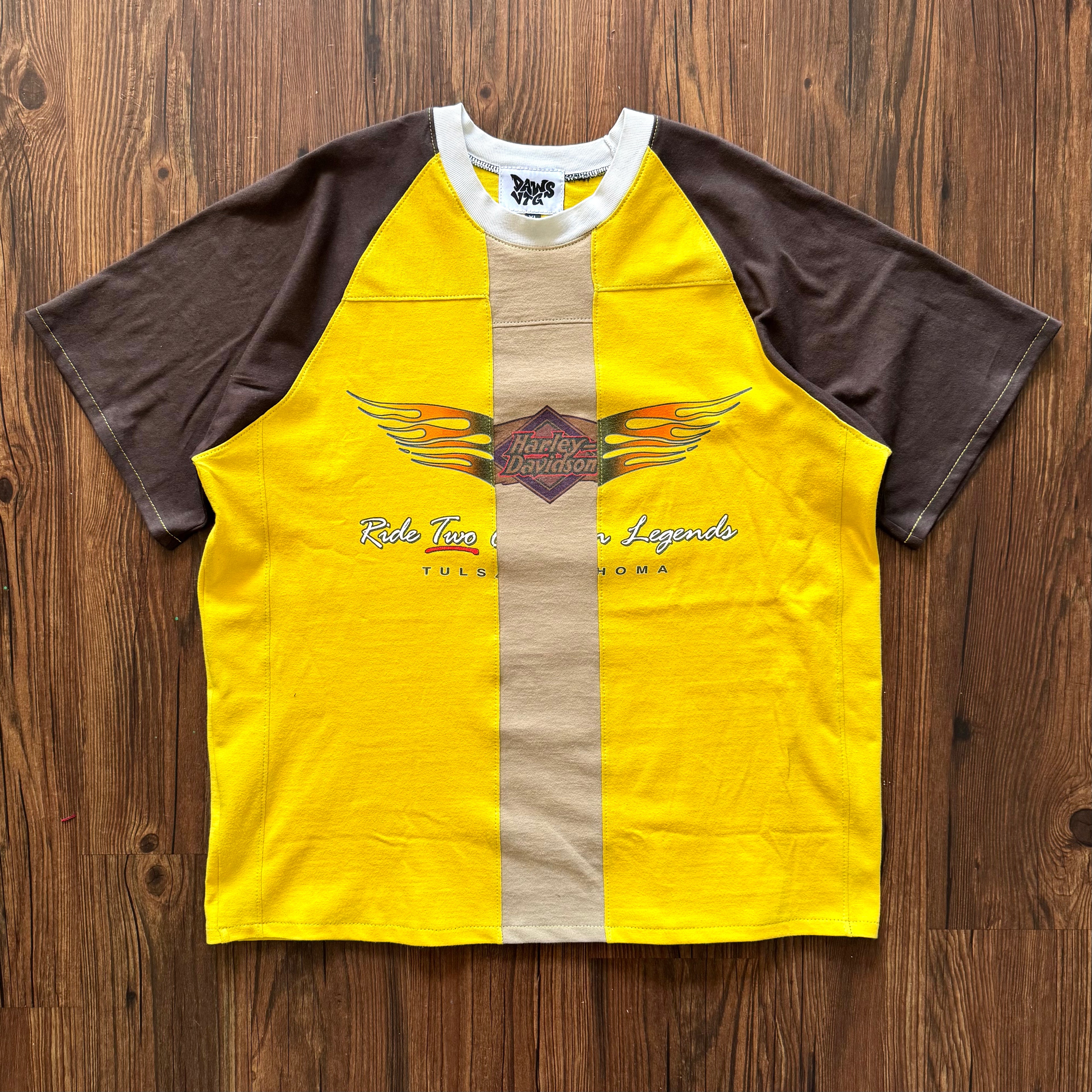 Harley Flames Split T-Shirt (XL)