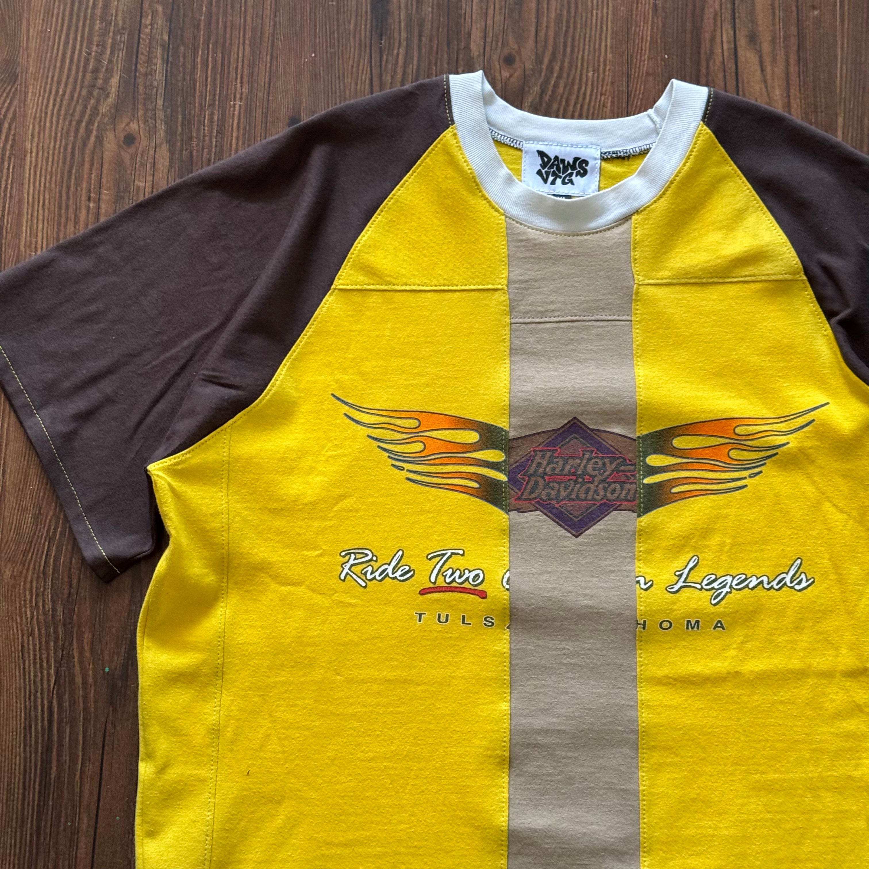 Harley Flames Split T-Shirt (XL)