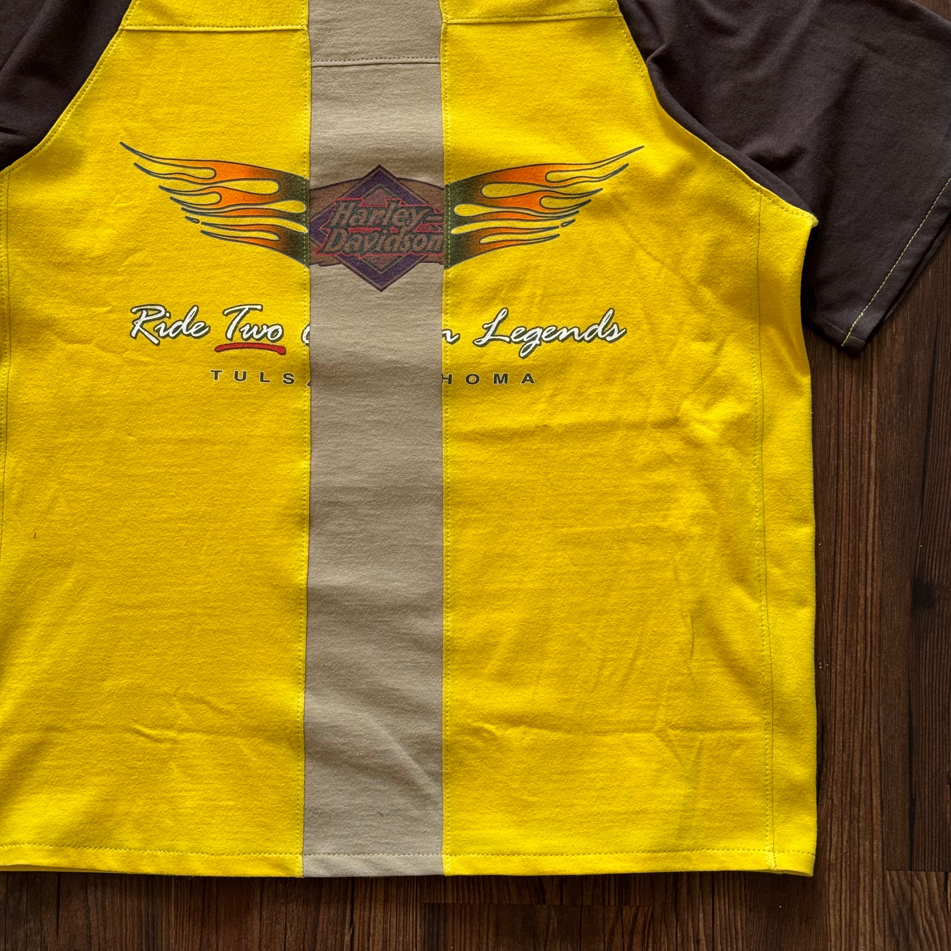 Harley Flames Split T-Shirt (XL)