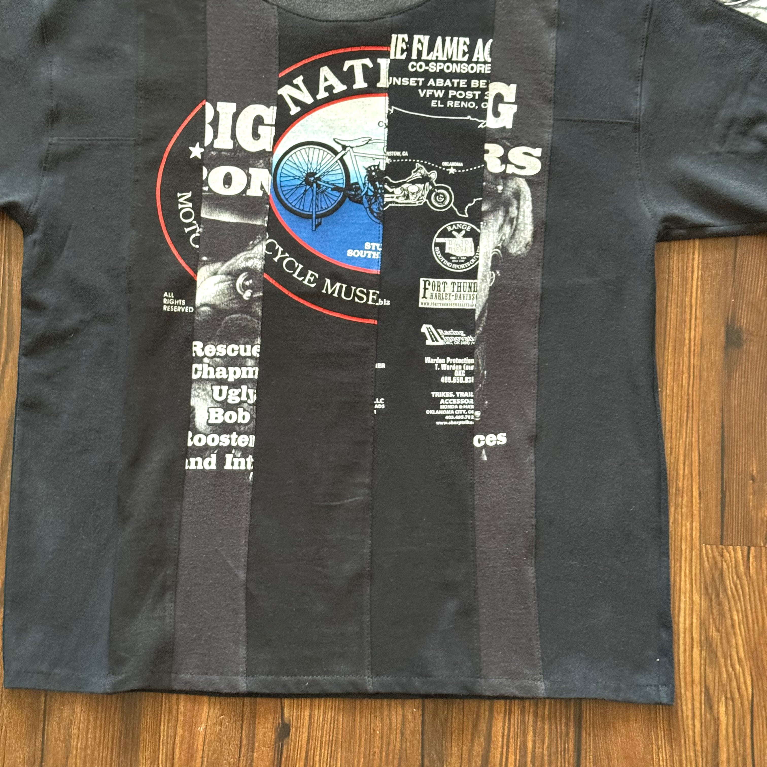 Motorcycle Split T-Shirt (Large)