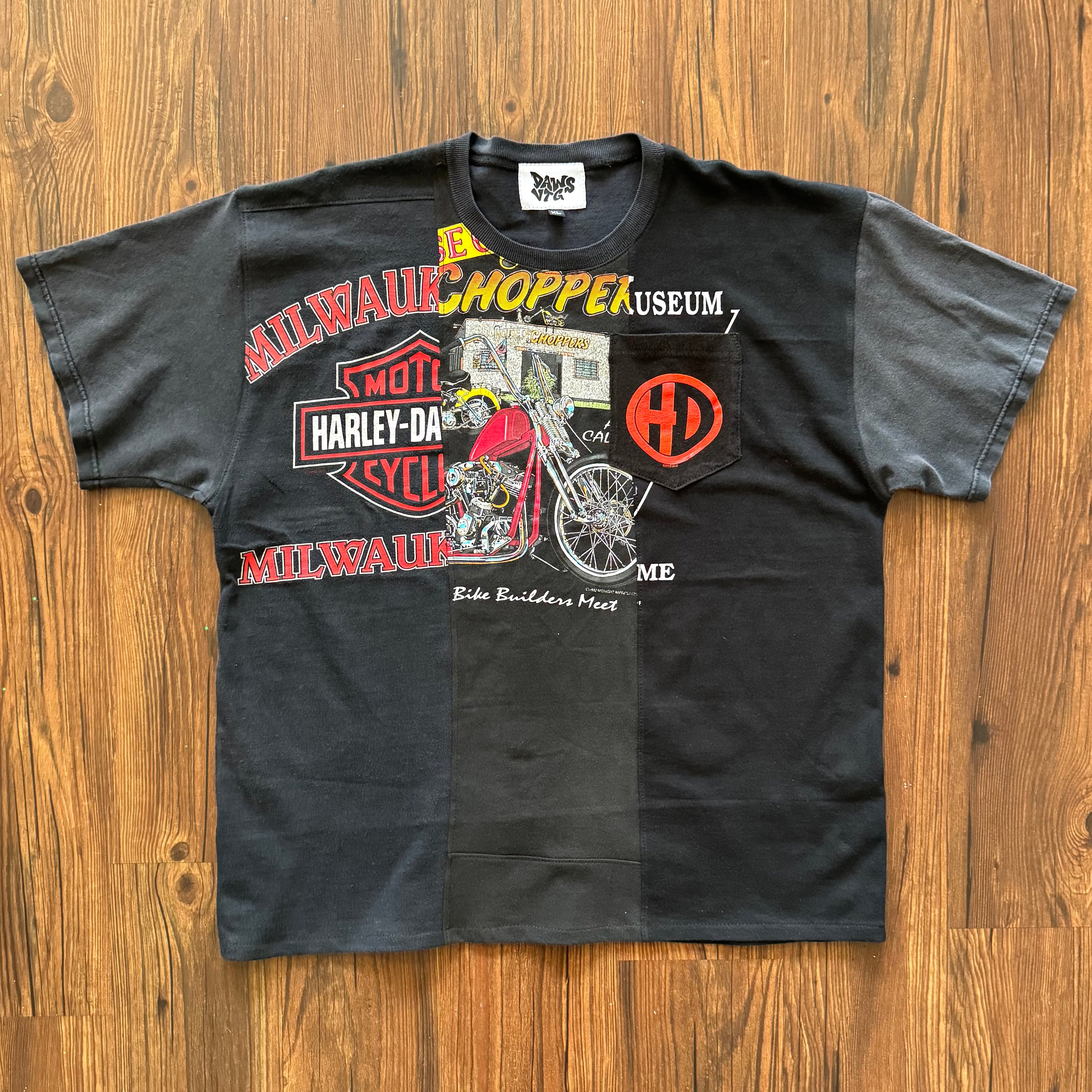 Harley Deconstructed Pocket T Shirt (XL)