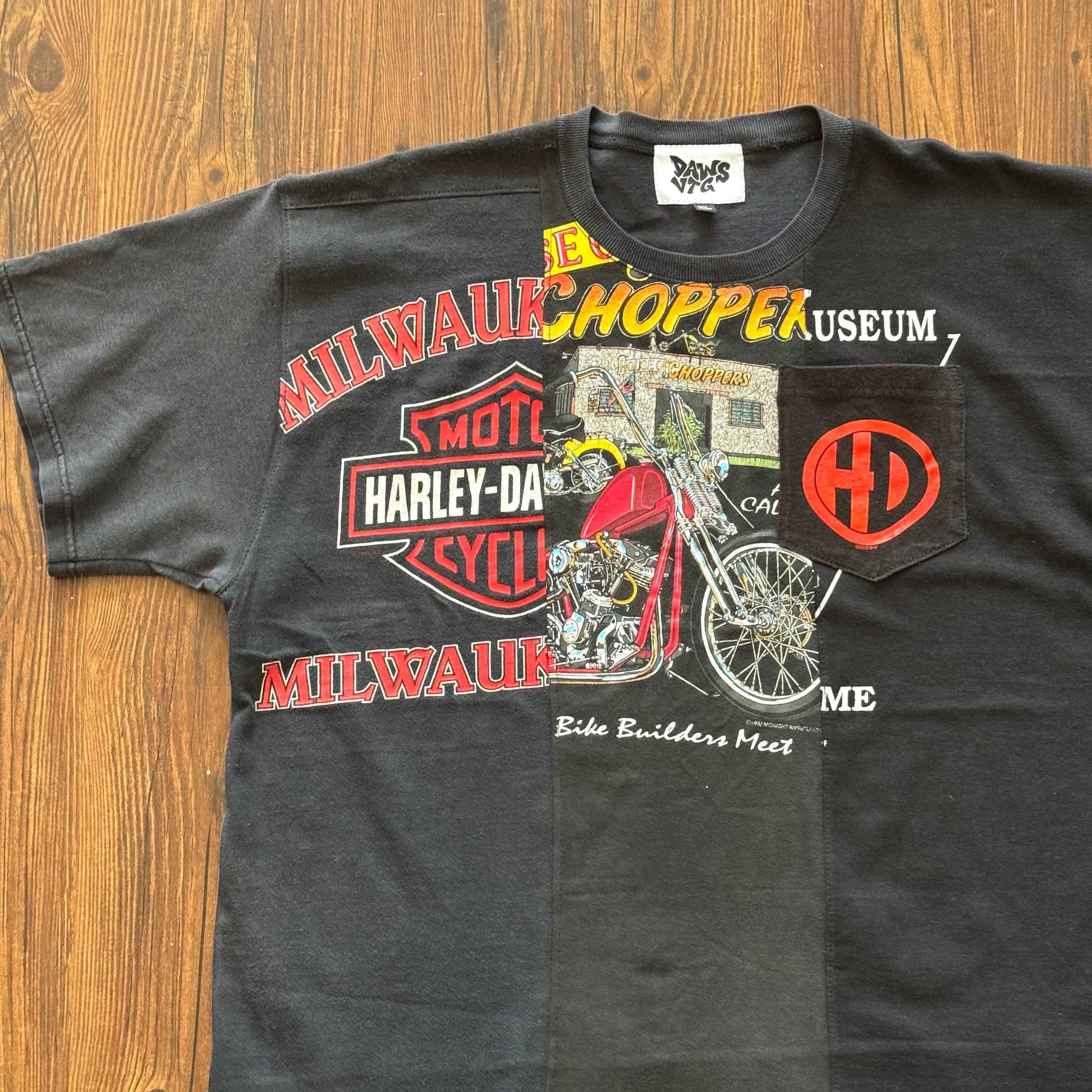 Harley Deconstructed Pocket T Shirt (XL)