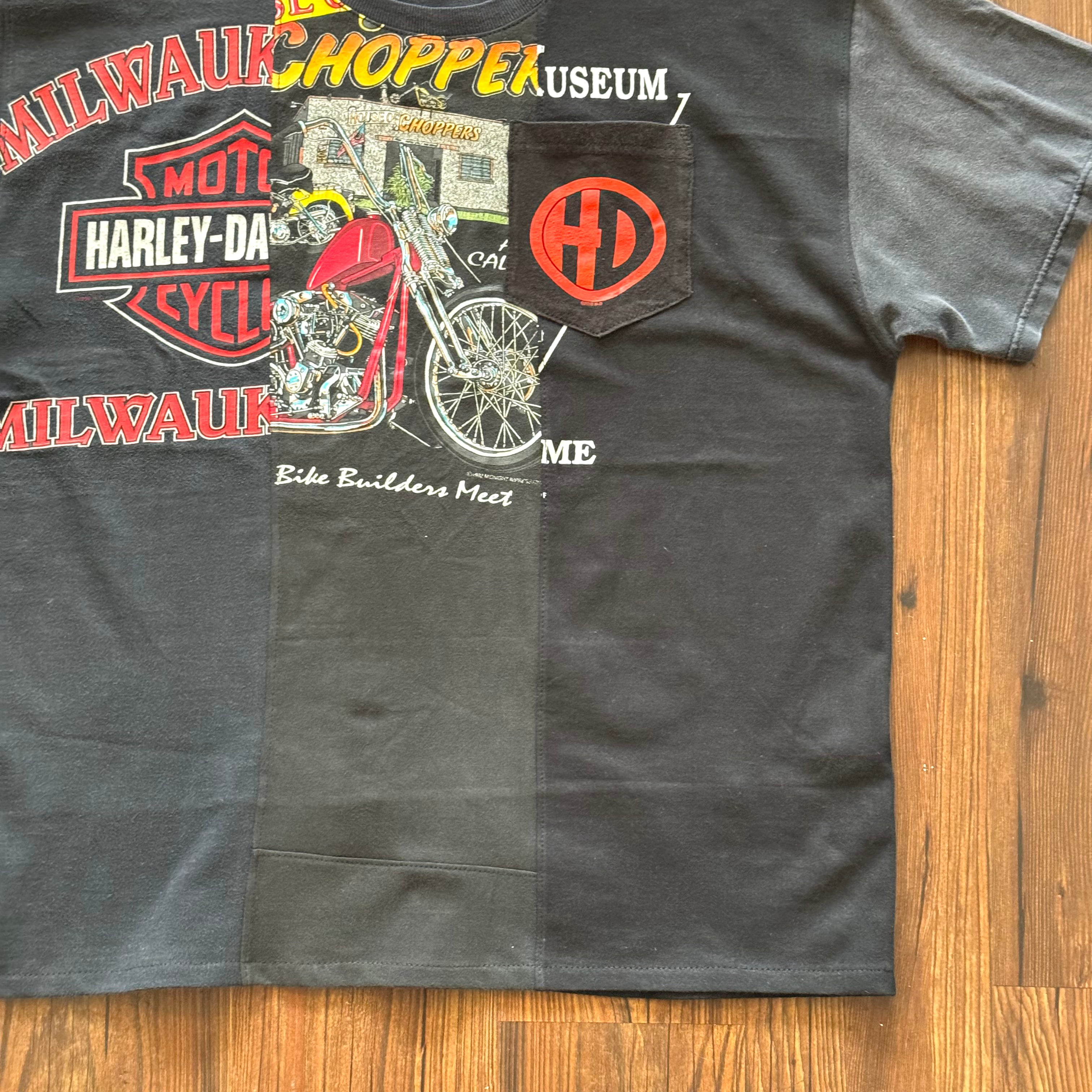 Harley Deconstructed Pocket T Shirt (XL)