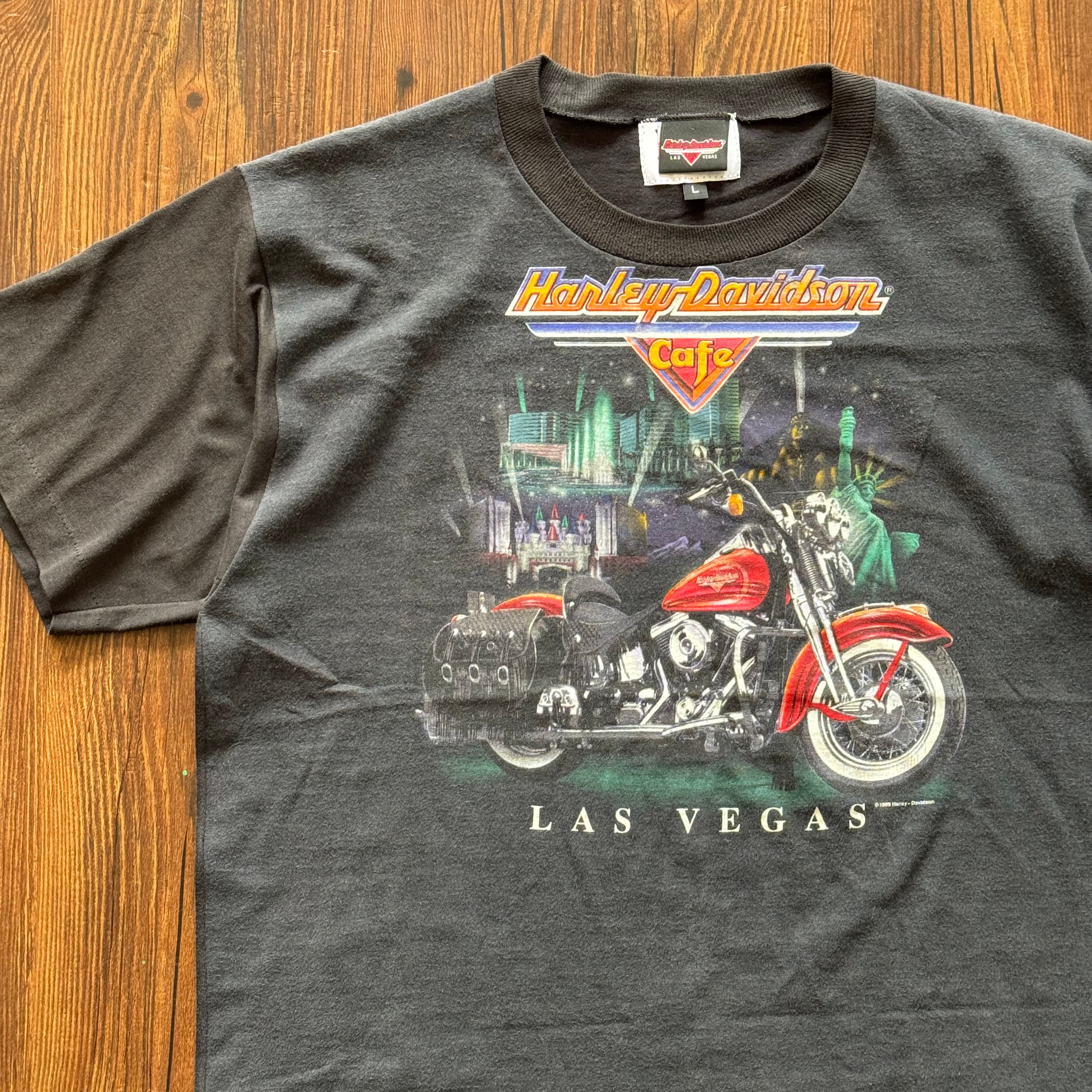 Repaired Harley Cafe Shirt (Large)