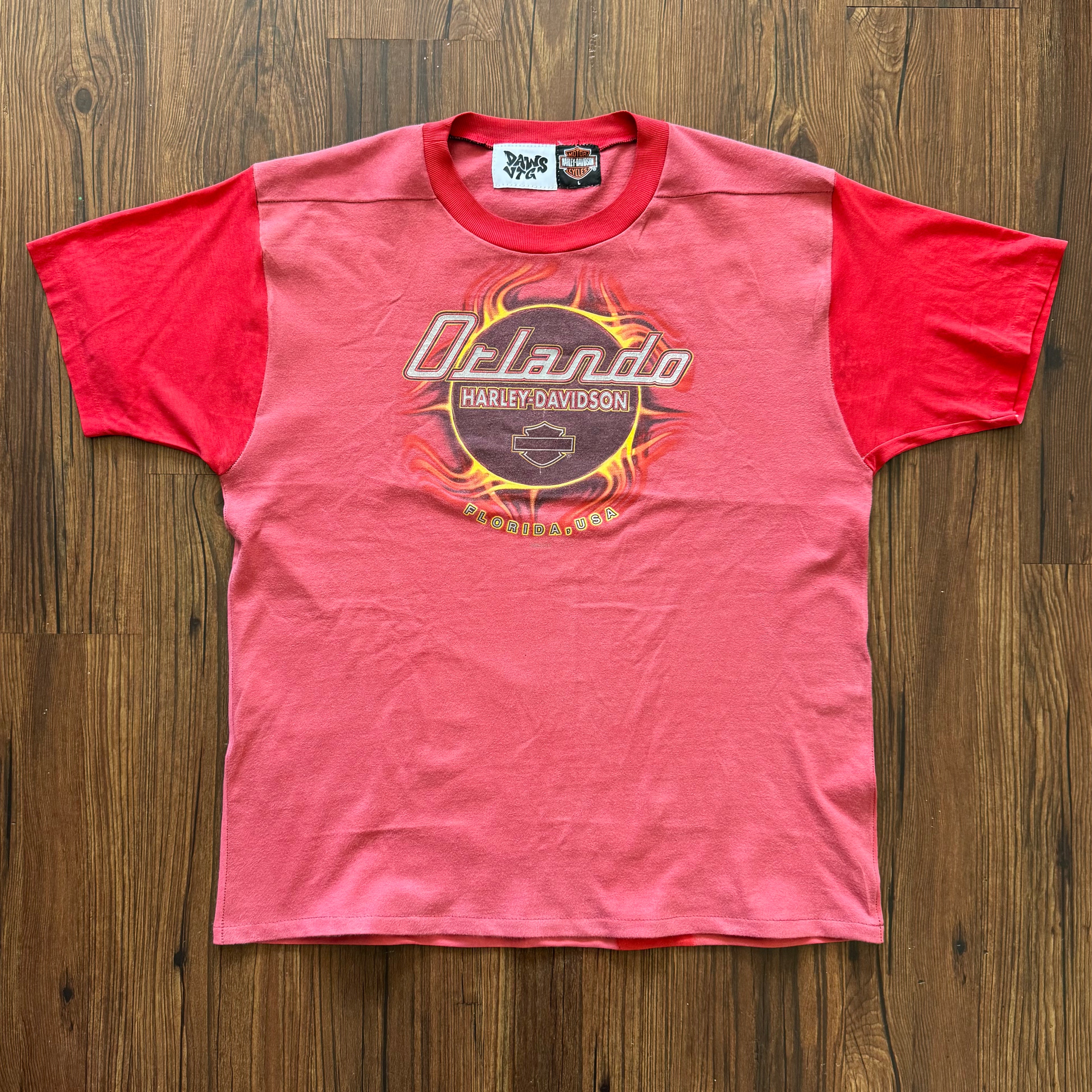 Repaired Red Harley Shirt (Large)