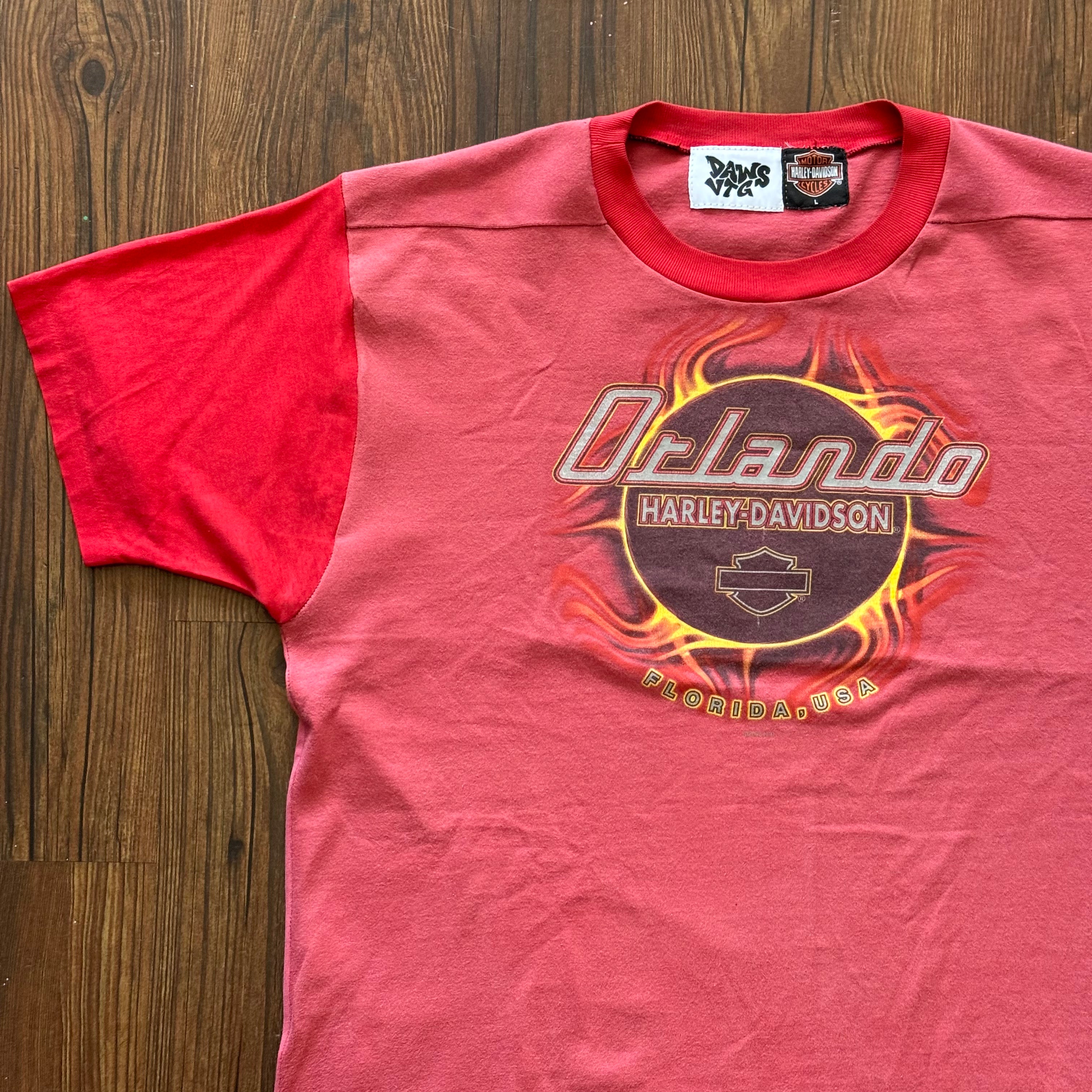 Repaired Red Harley Shirt (Large)