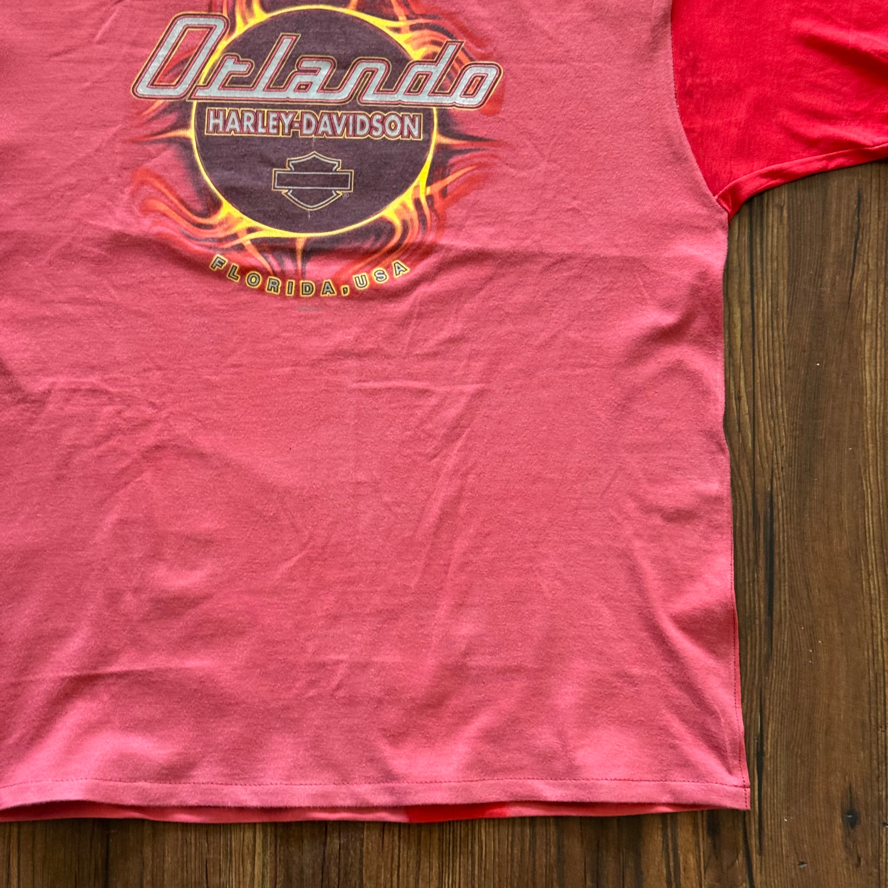 Repaired Red Harley Shirt (Large)