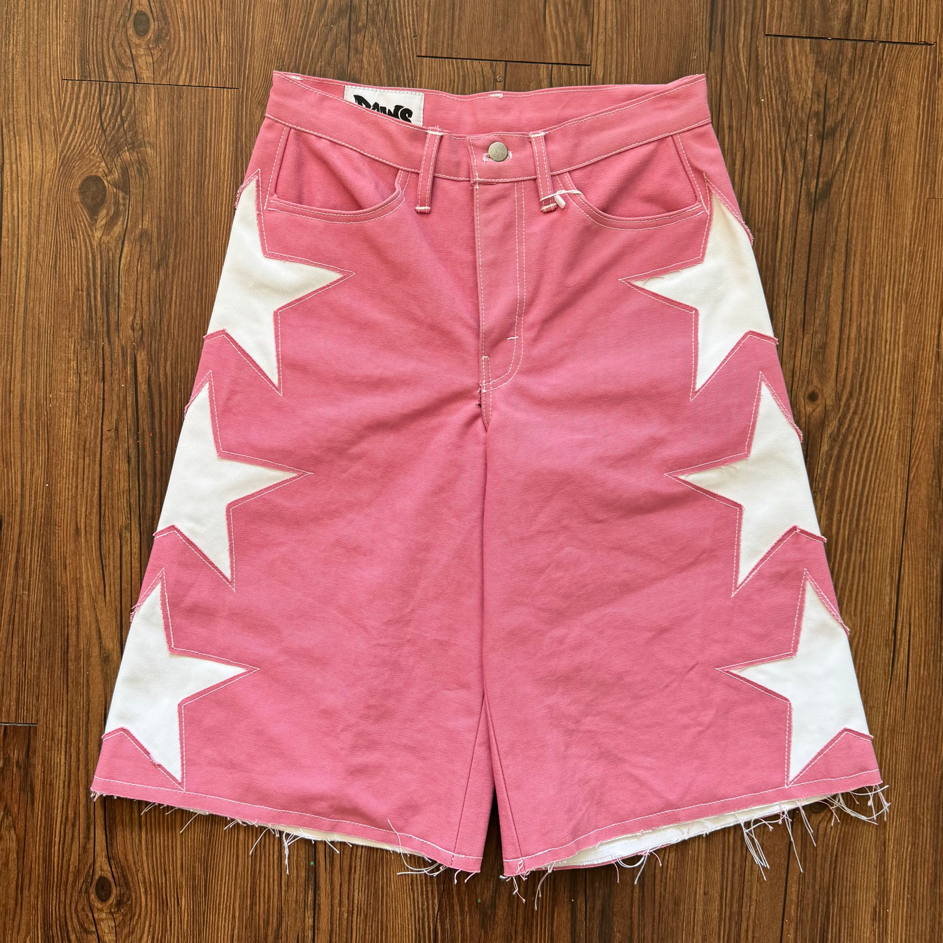 "Stars On This Side" Pink Shorts (Size 30)