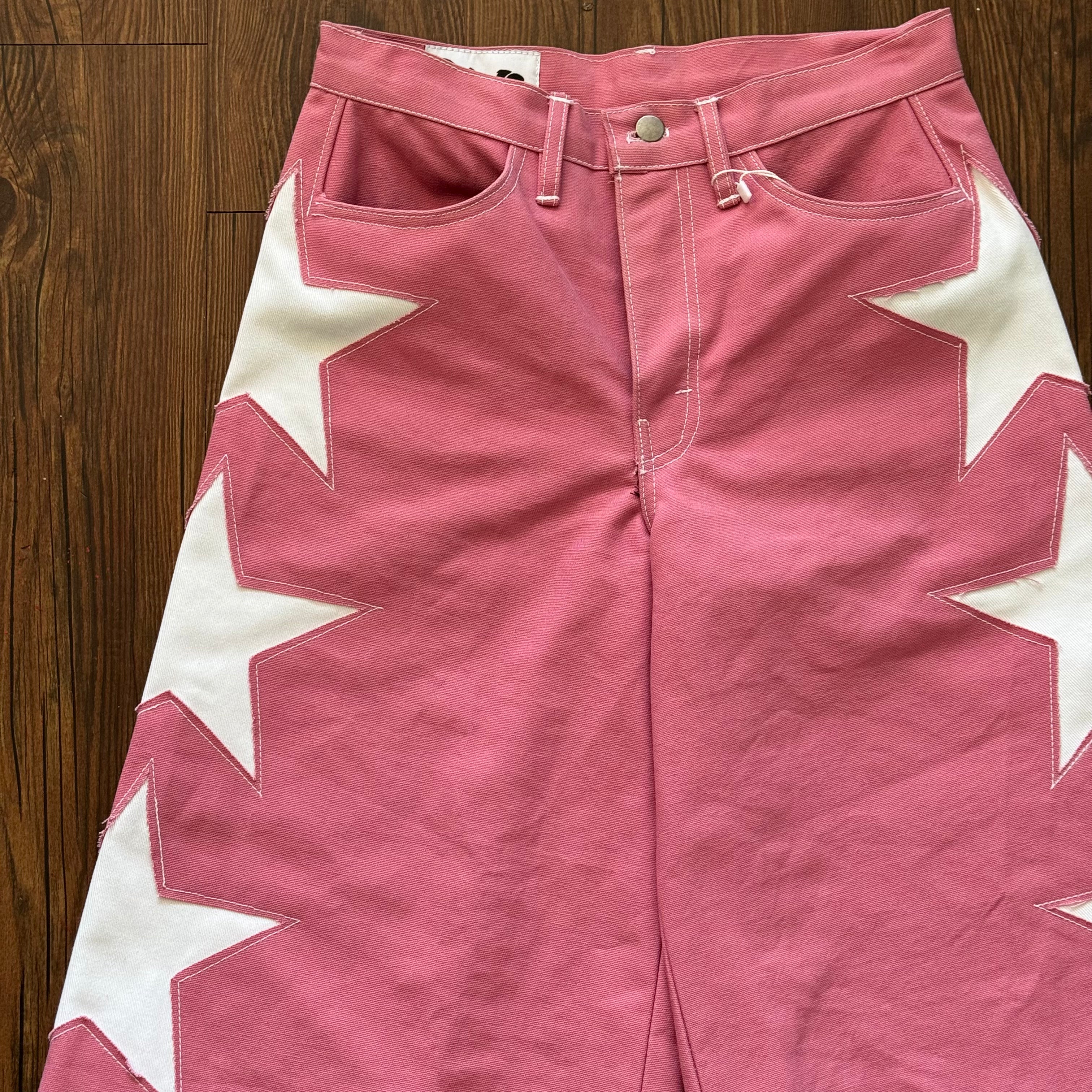 "Stars On This Side" Pink Shorts (Size 30)