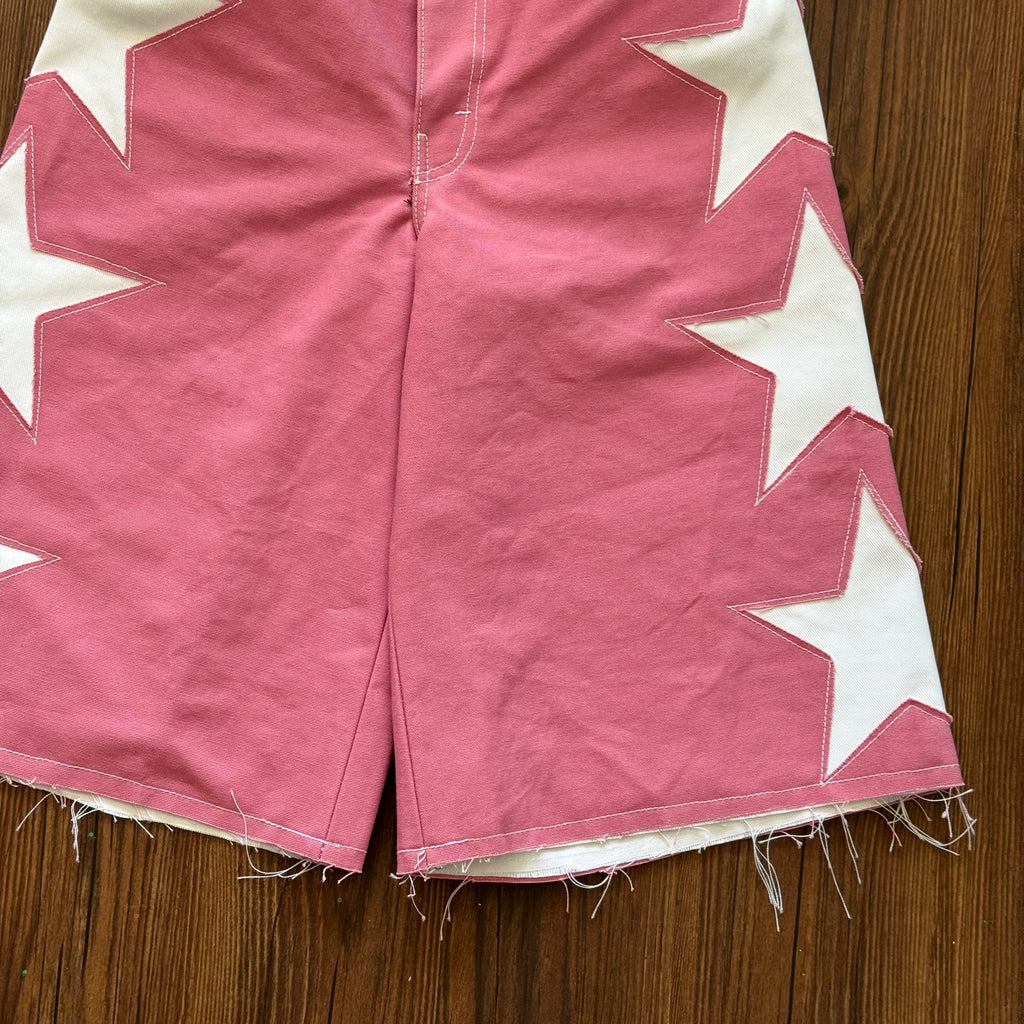 "Stars On This Side" Pink Shorts (Size 30)