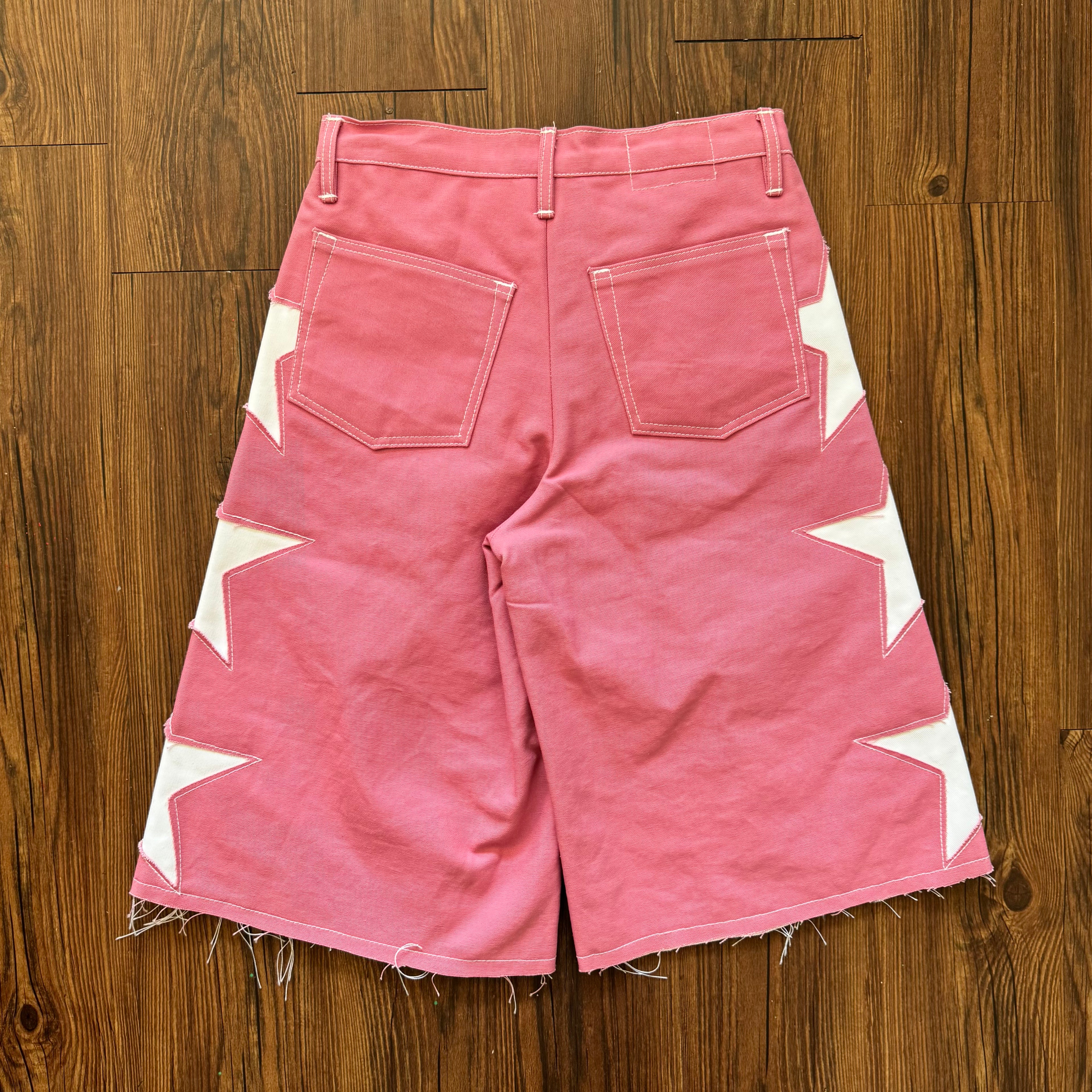 "Stars On This Side" Pink Shorts (Size 30)