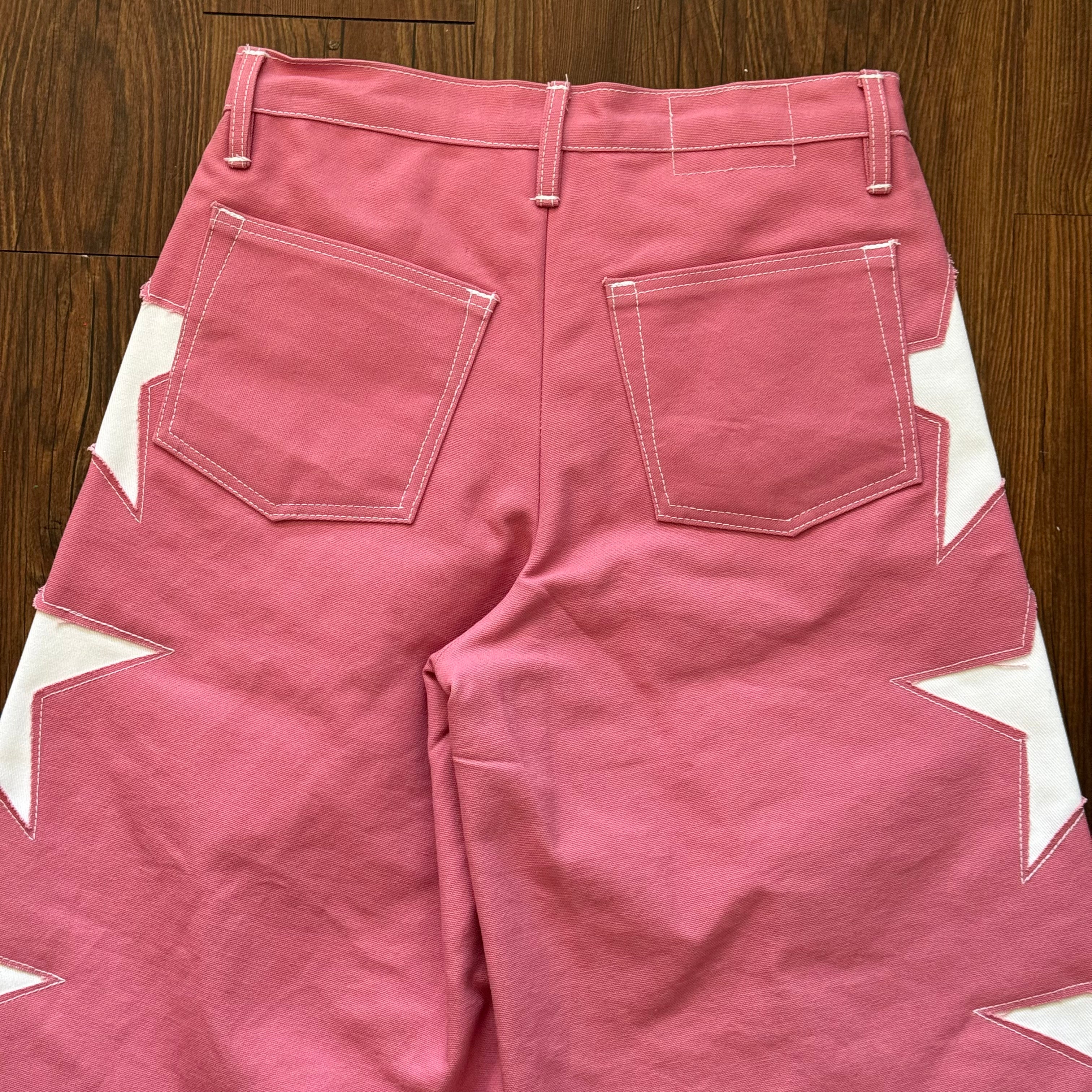 "Stars On This Side" Pink Shorts (Size 30)