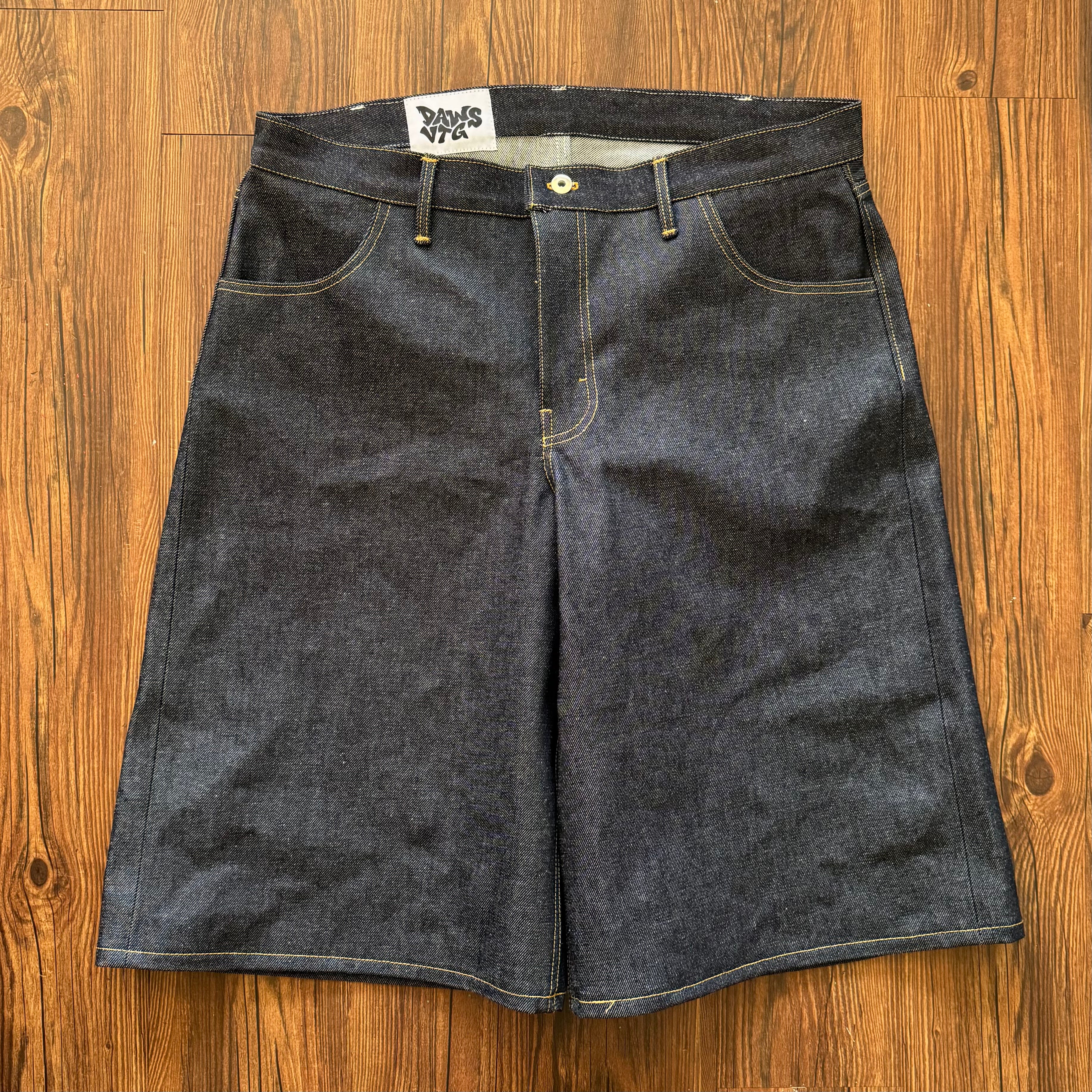 Raw Indigo Japanese Denim Jorts (Size 38)