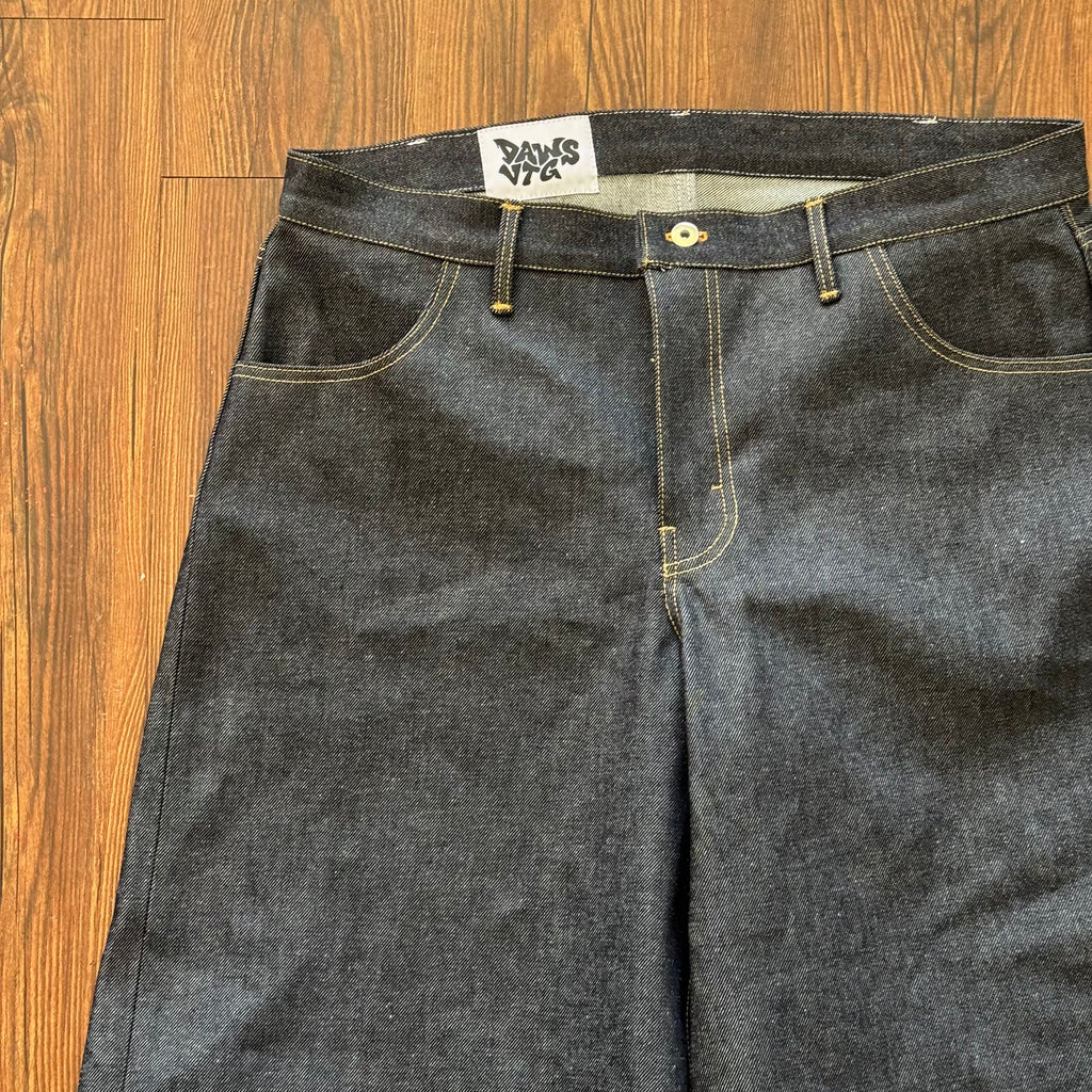 Raw Indigo Japanese Denim Jorts (Size 38)