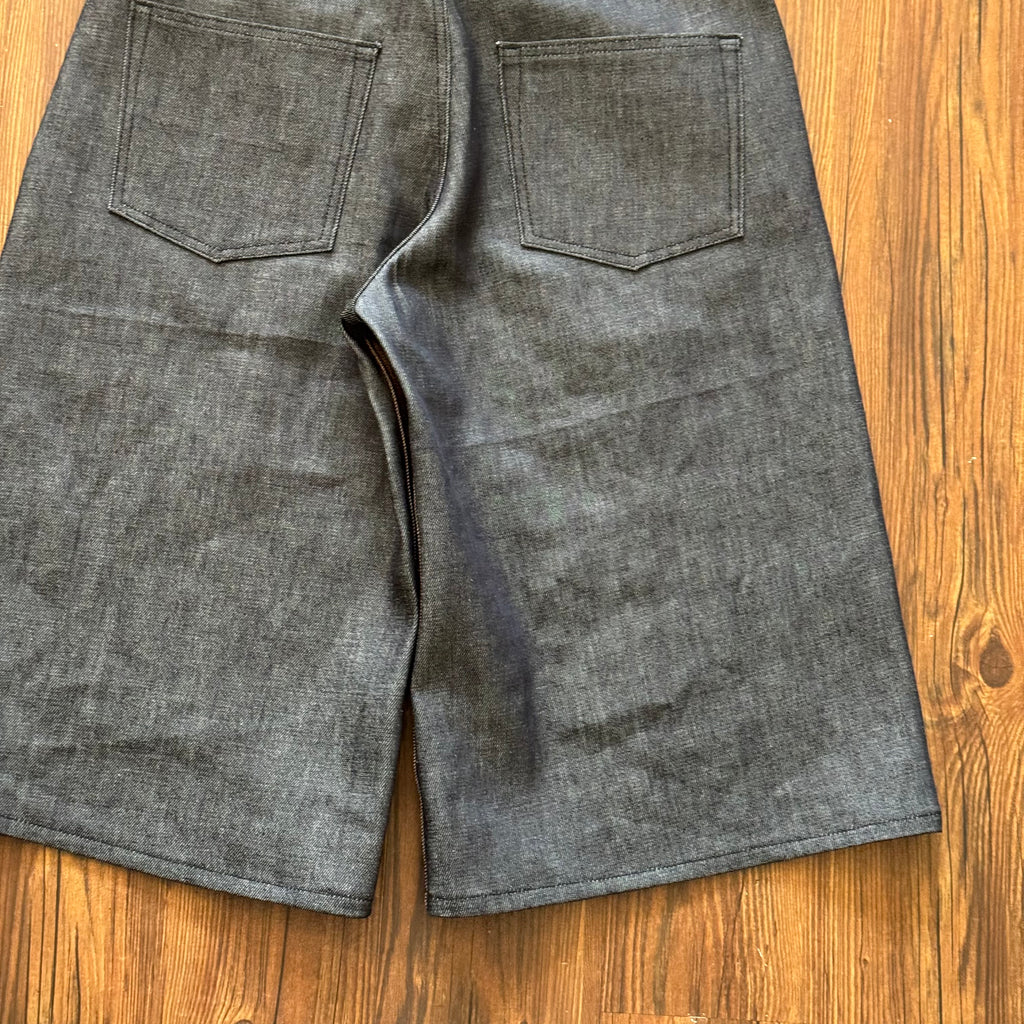 Double Sided Brown Indigo Jorts (Size 32)