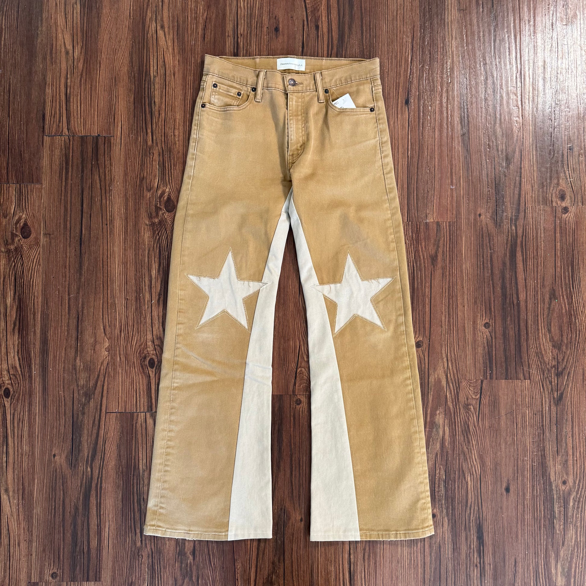 Levi's Khaki Star Knee Jeans