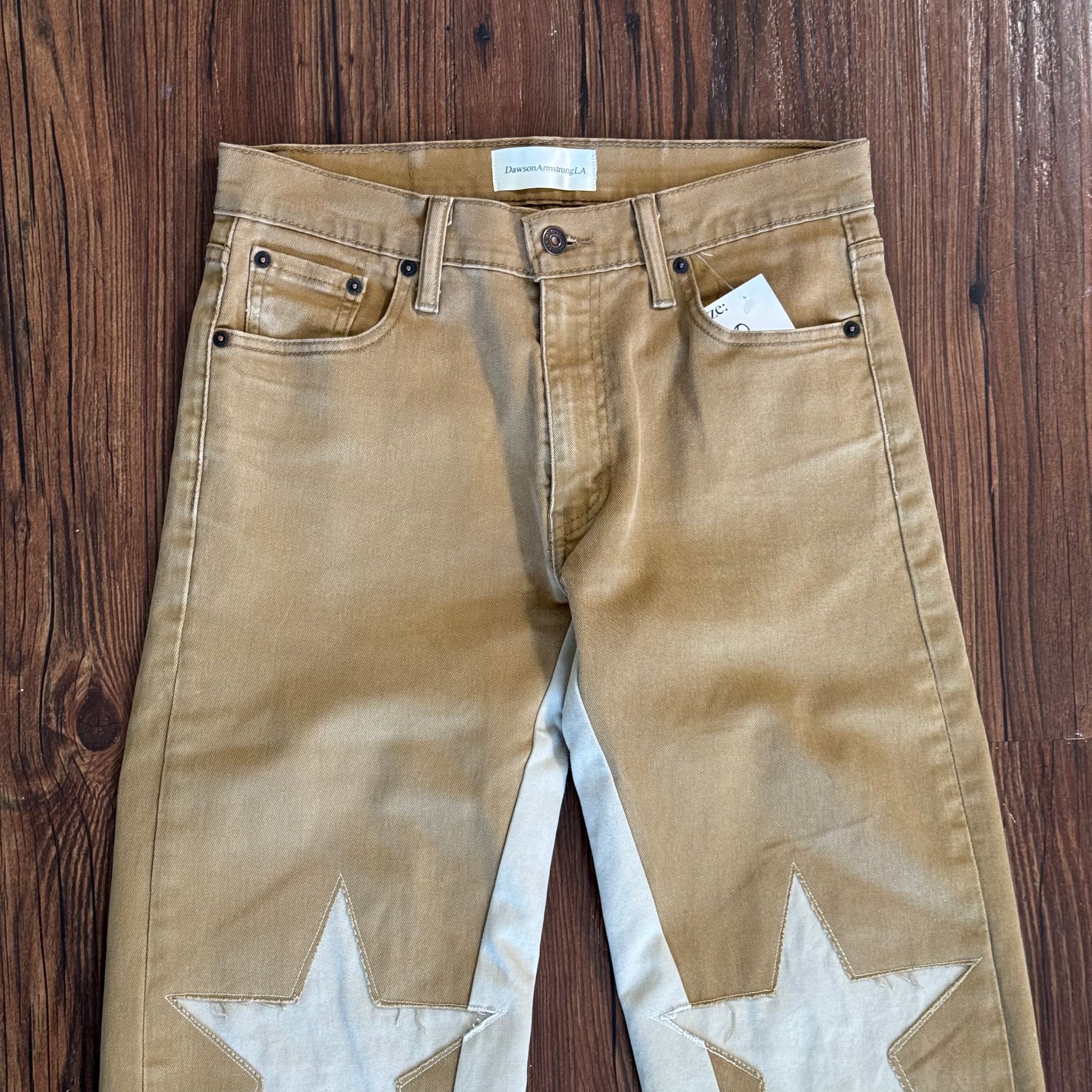 Levi's Khaki Star Knee Jeans