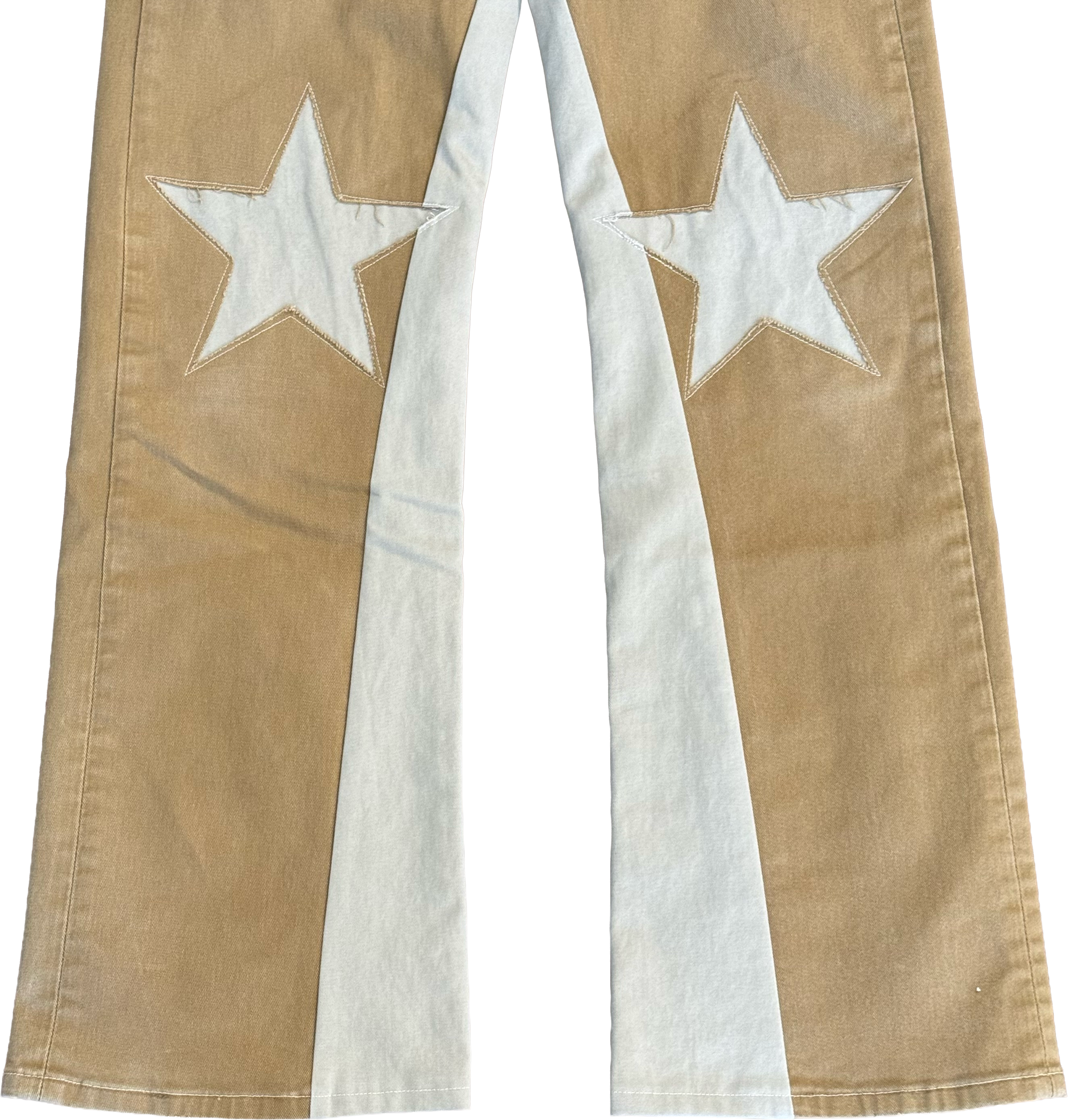 Khaki Star Knee Jeans