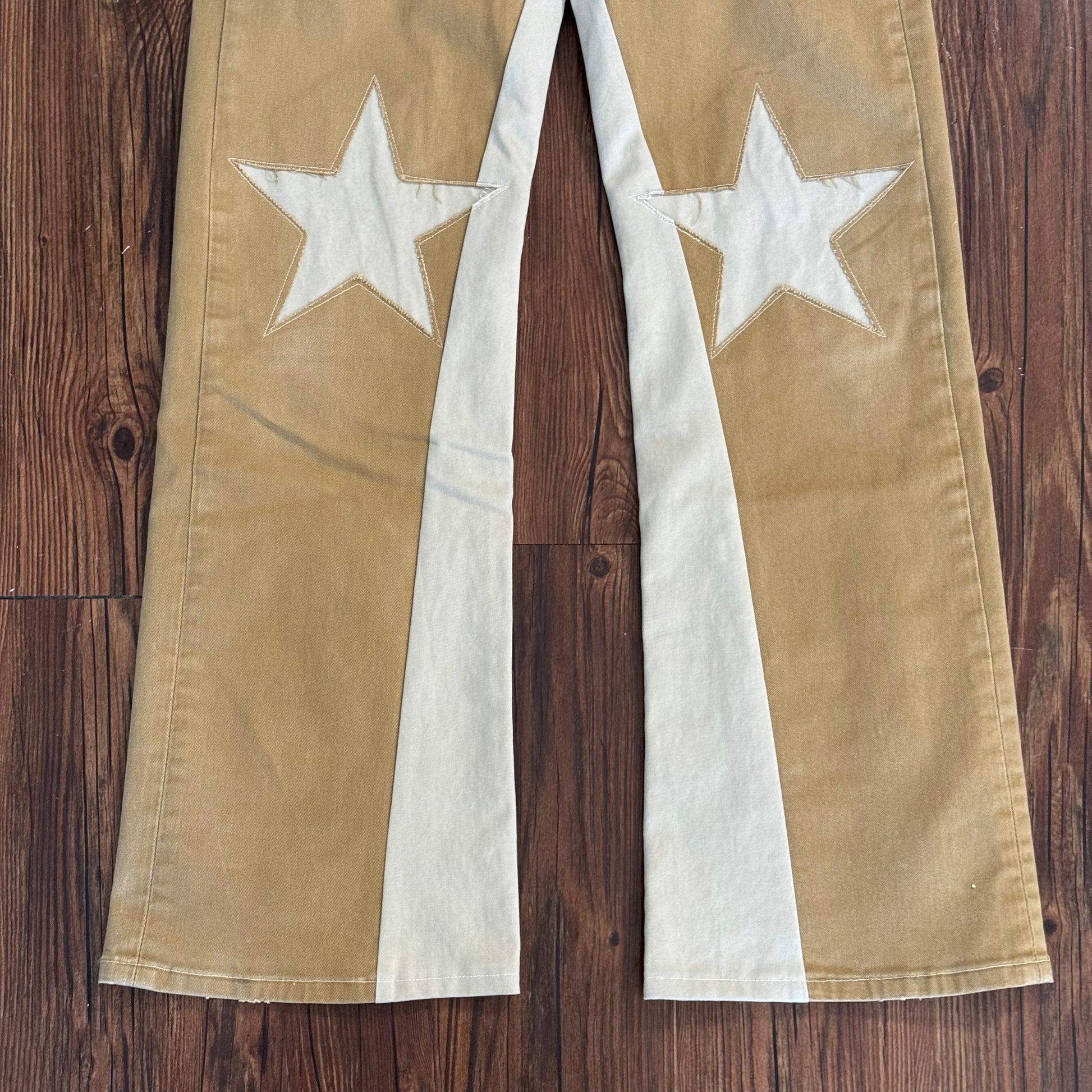 Levi's Khaki Star Knee Jeans