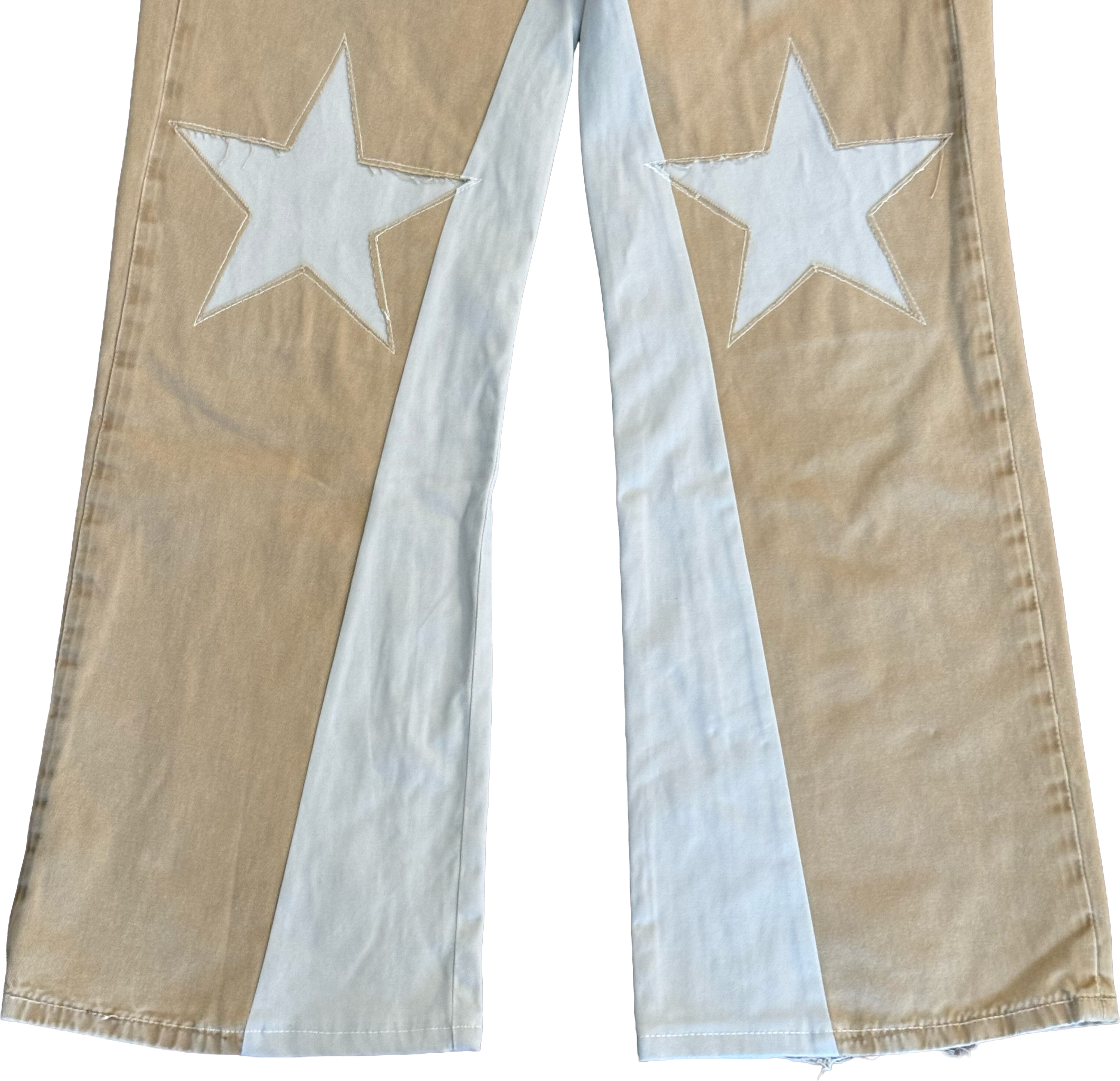 Khaki Star Knee Pants