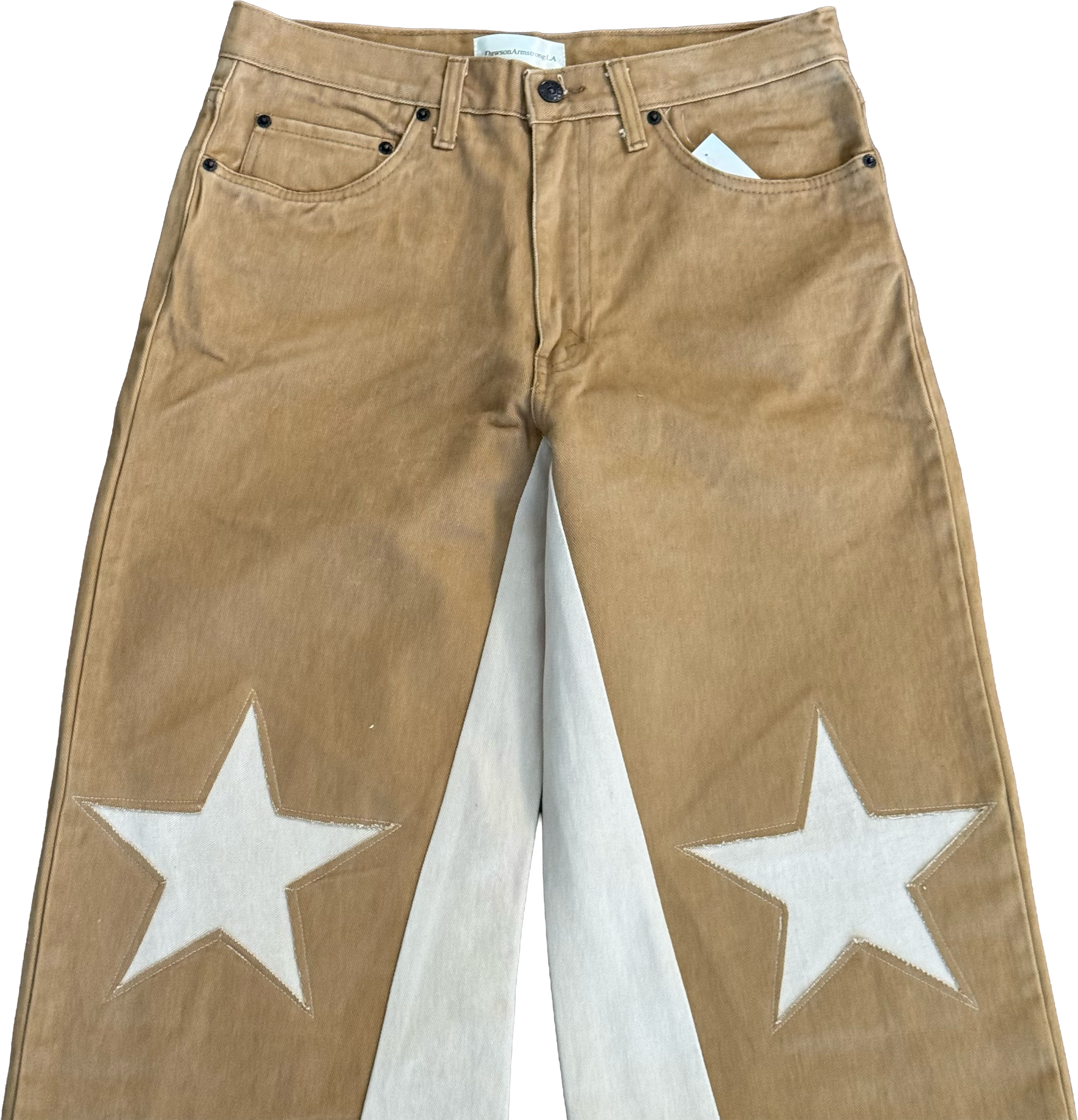 Tan Star Knee Pants