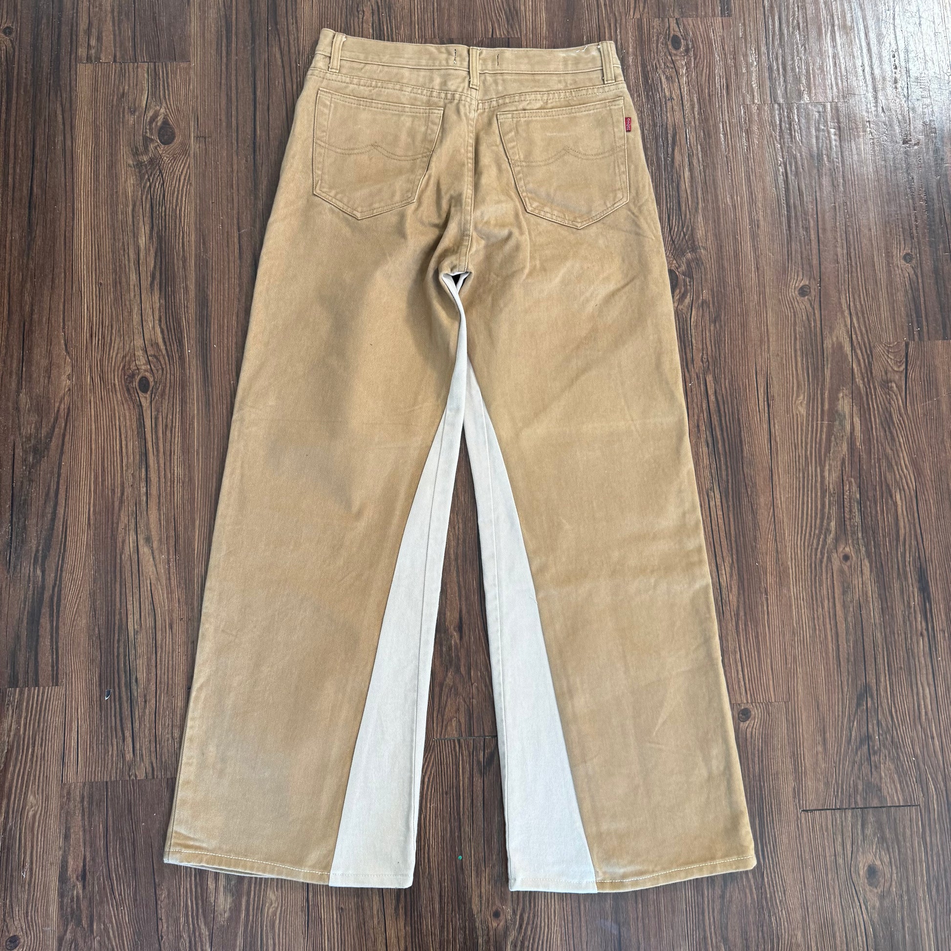 Vintage Khaki Tan Star Knee Pants