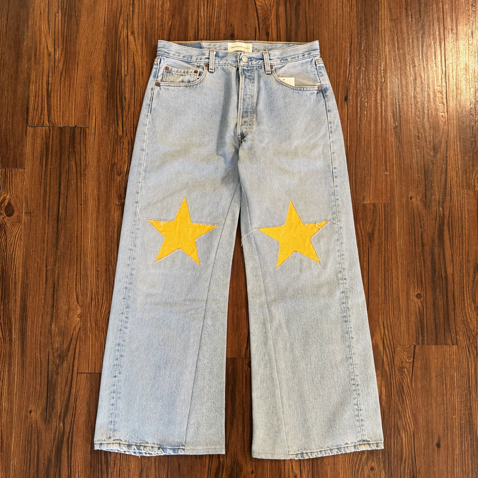 Vintage Levi's Yellow Star Knee Jeans