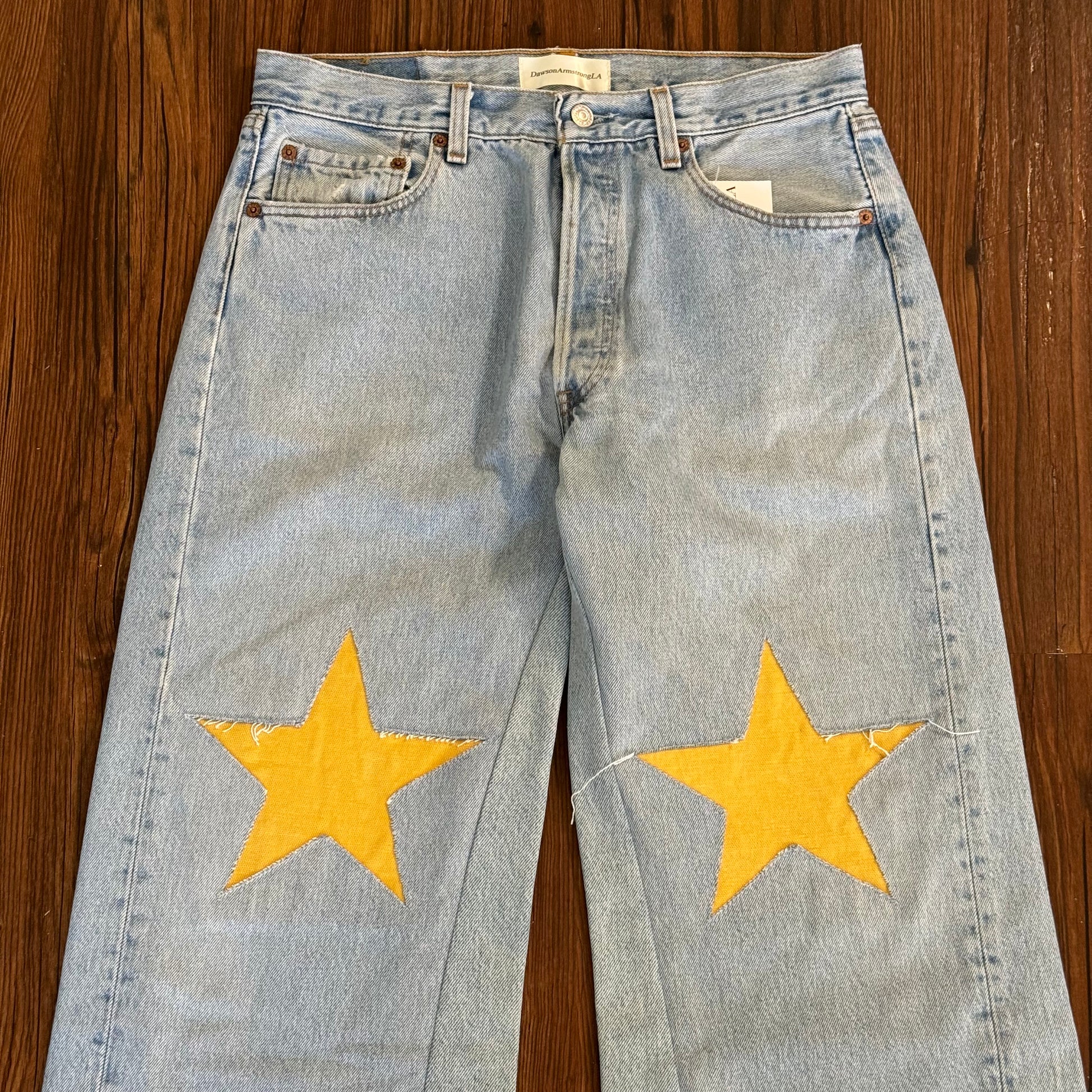 Vintage Levi's Yellow Star Knee Jeans