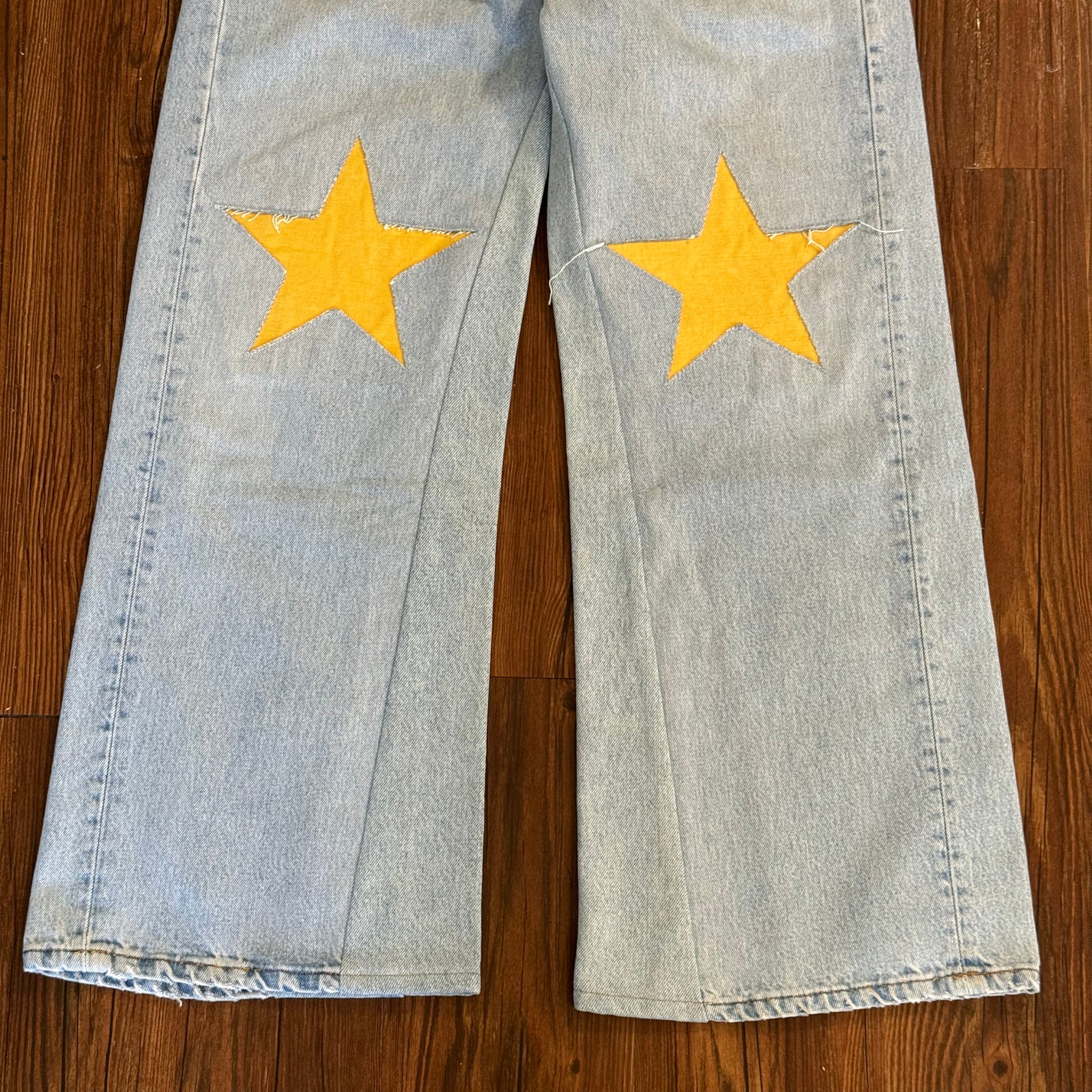Vintage Levi's Yellow Star Knee Jeans