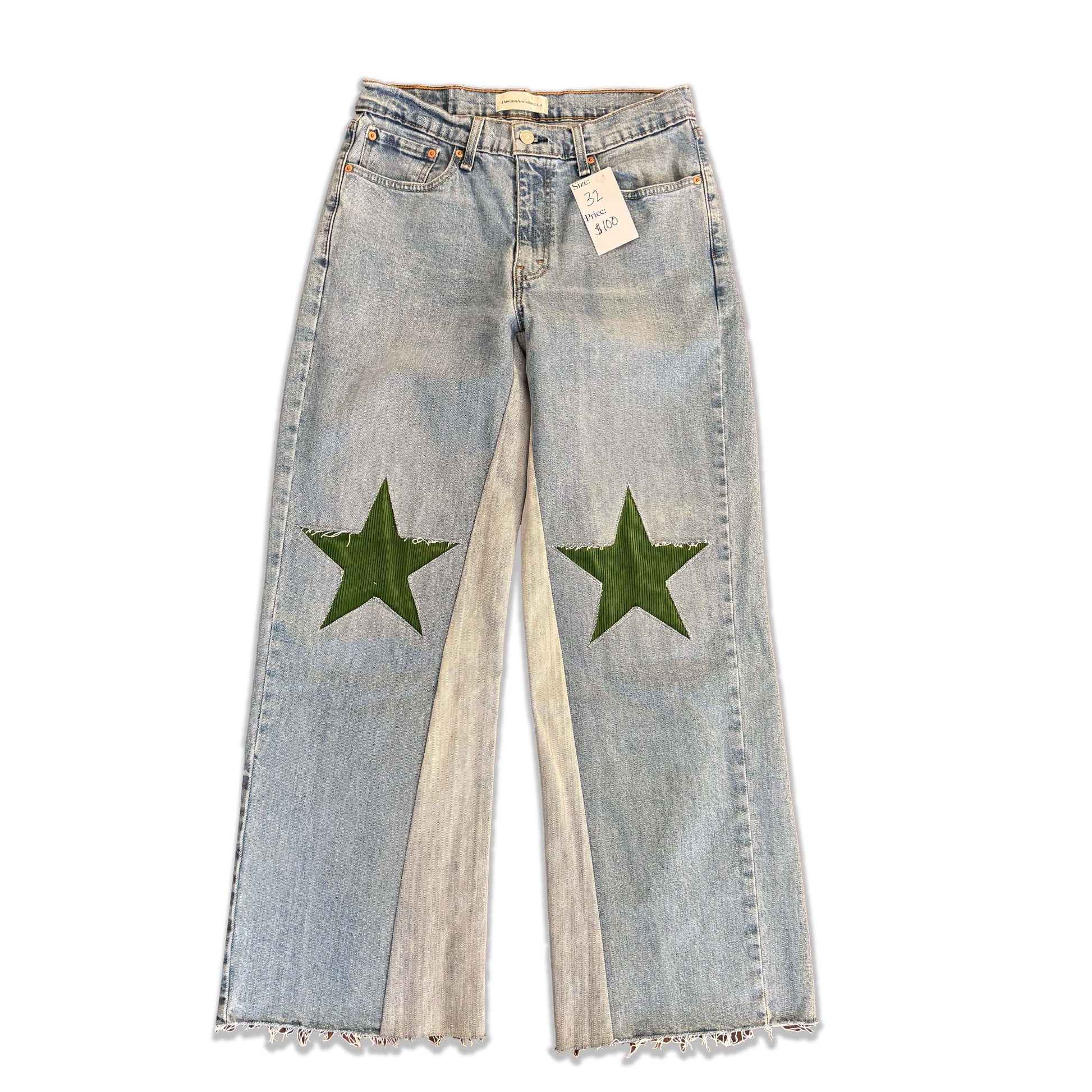 Vintage Levi's Green Star Knee Jeans