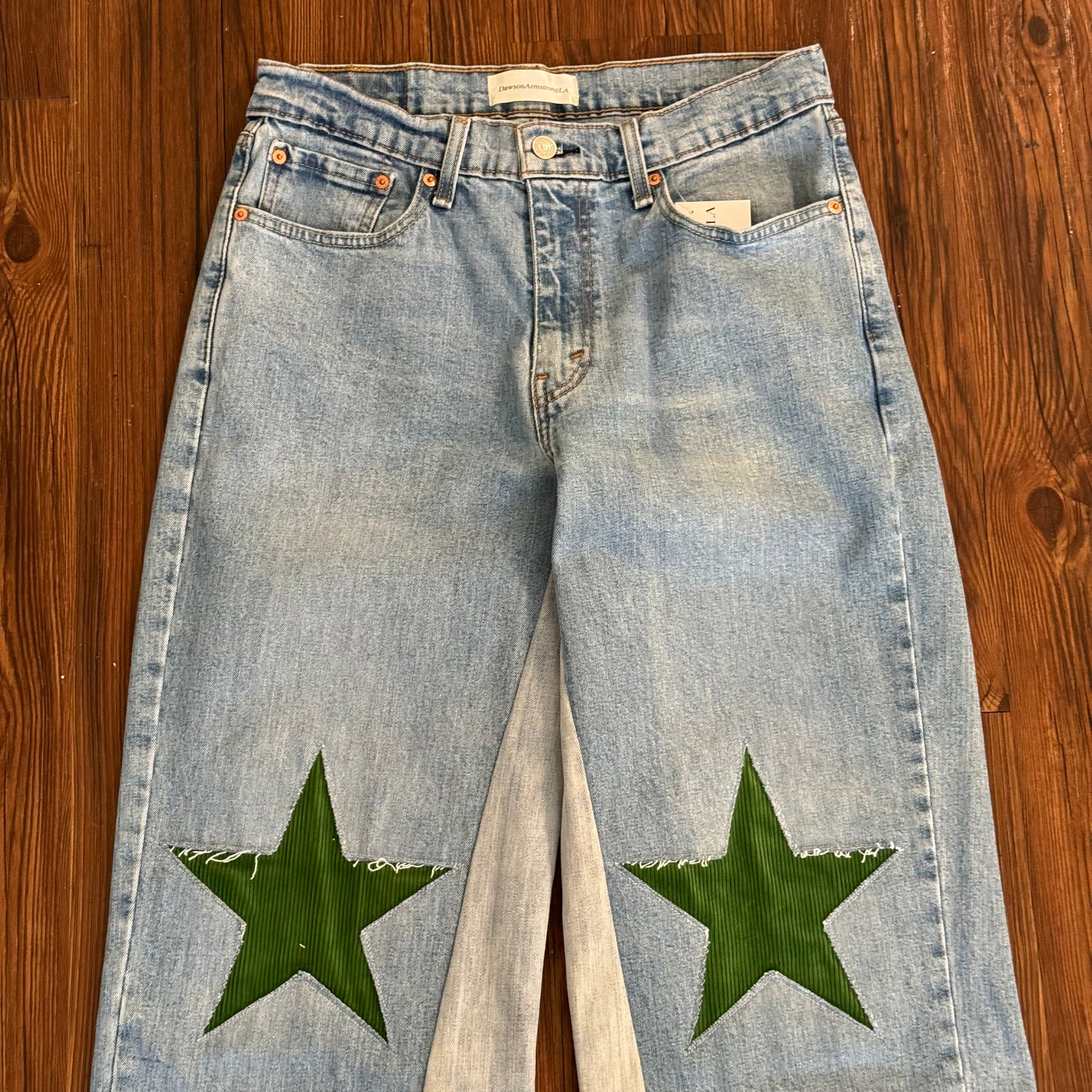 Vintage Levi's Green Star Knee Jeans