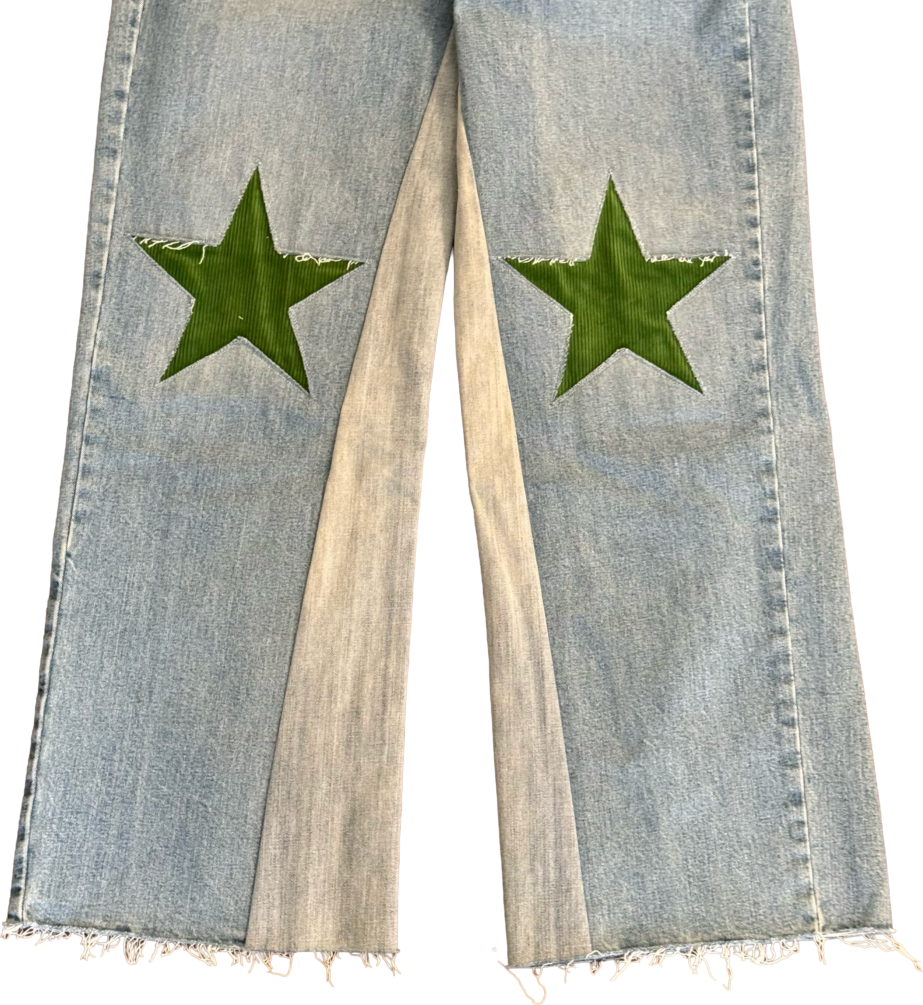 Green Star Knee Jeans