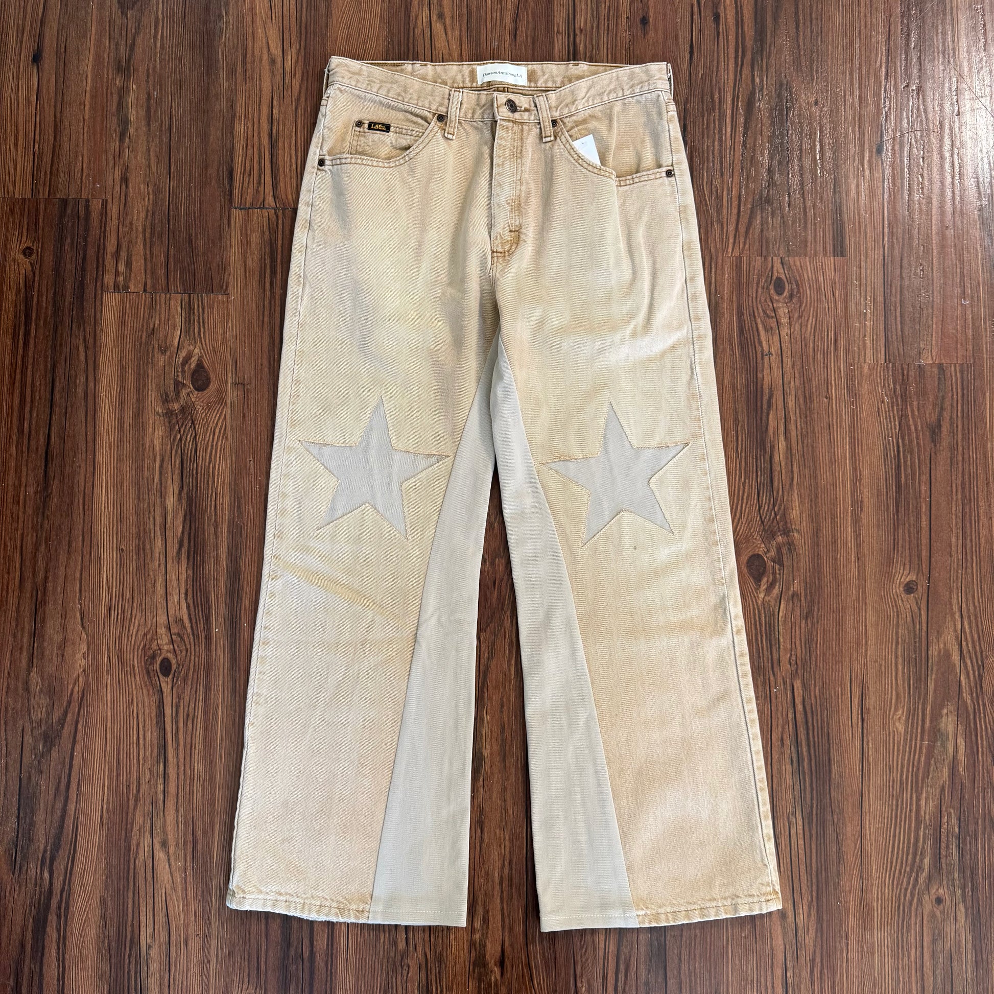 Vintage Lee Khaki Star Knee Pants