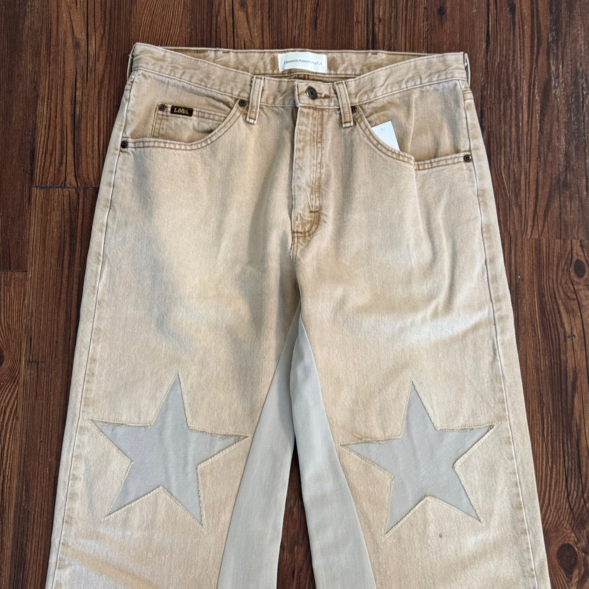 Vintage Lee Khaki Star Knee Pants