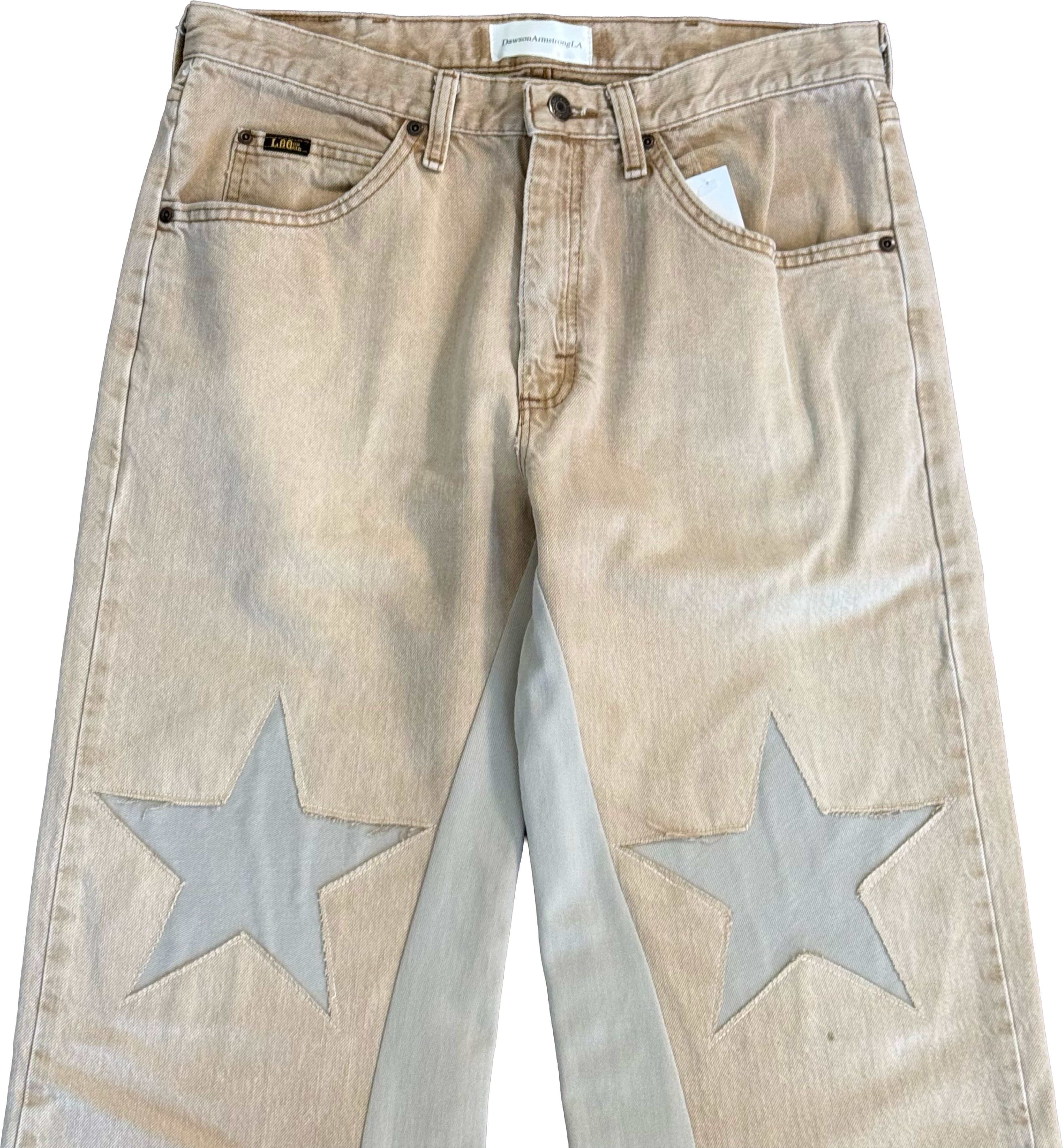 Khaki Star Knee Pants