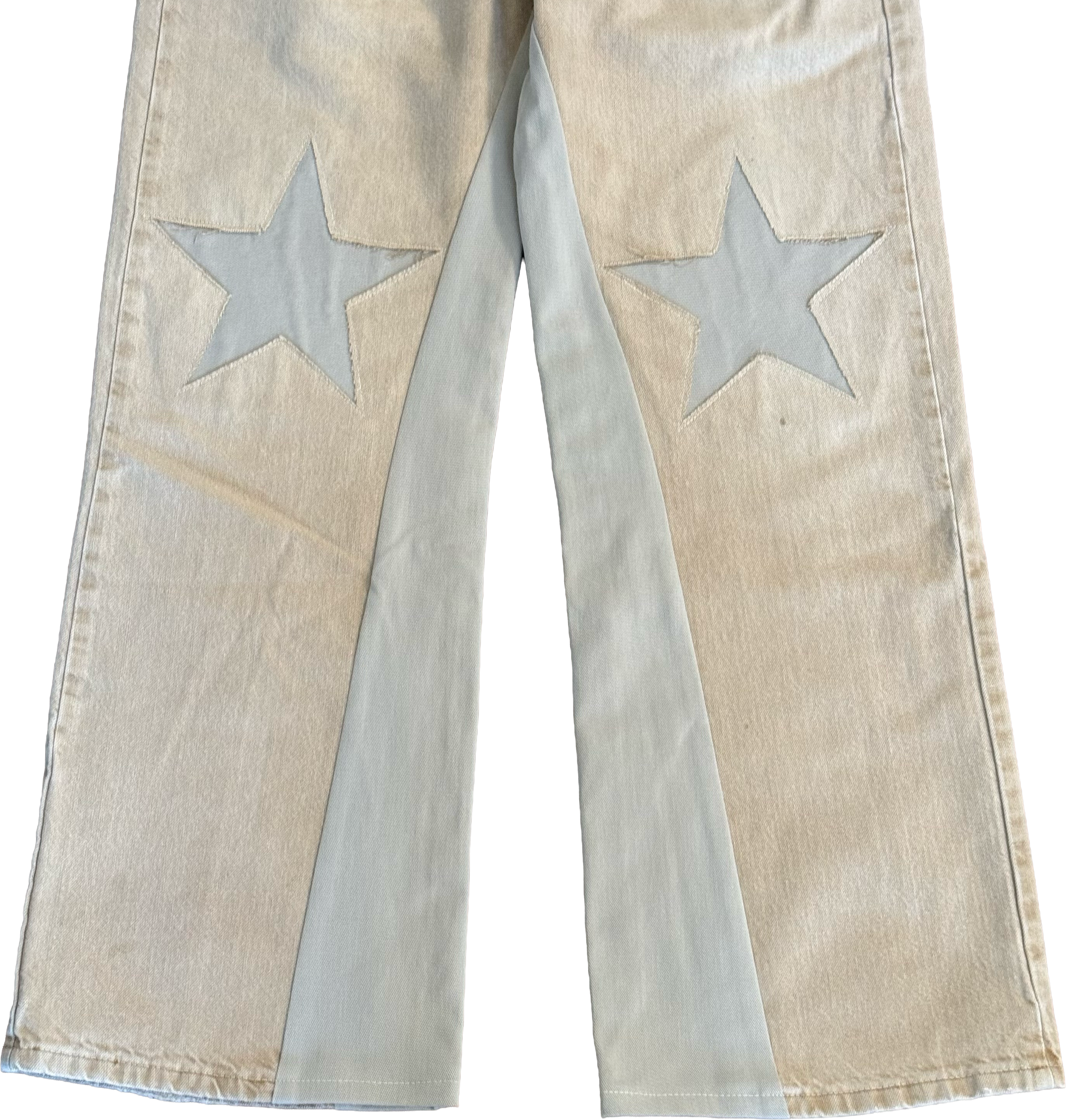 Khaki Star Knee Pants