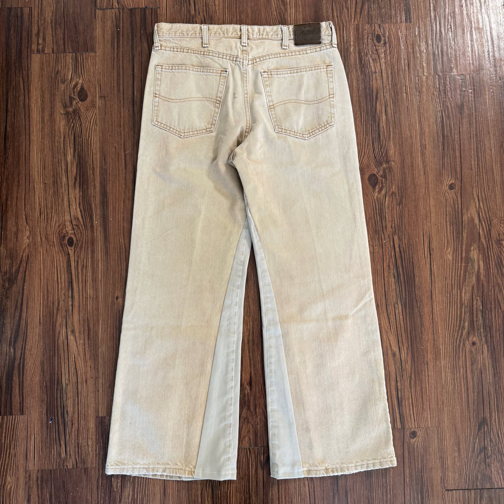 Vintage Lee Khaki Star Knee Pants