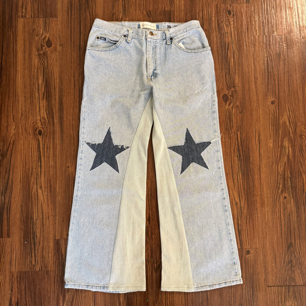 Vintage Lee Denim Star Knee Jeans
