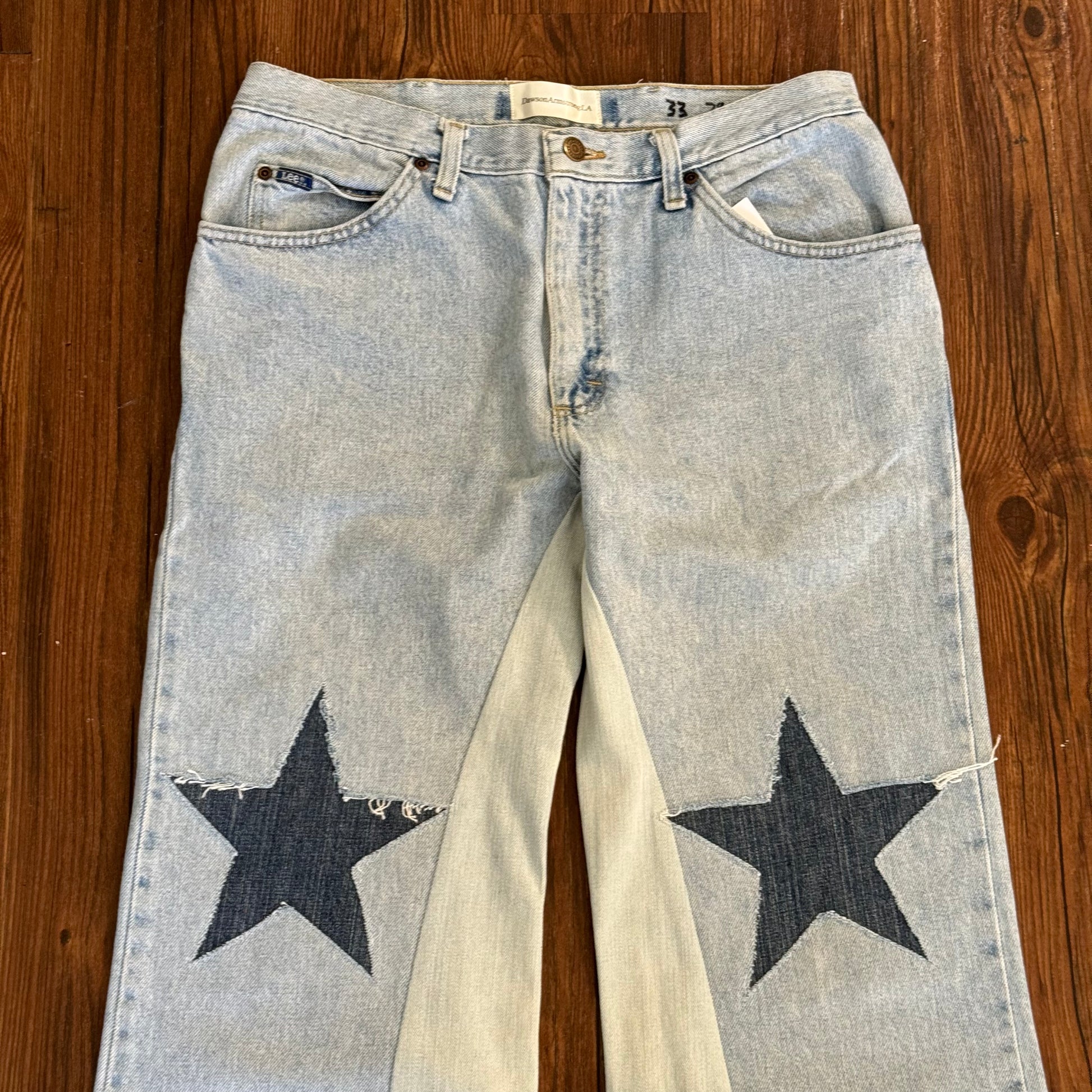 Vintage Lee Denim Star Knee Jeans