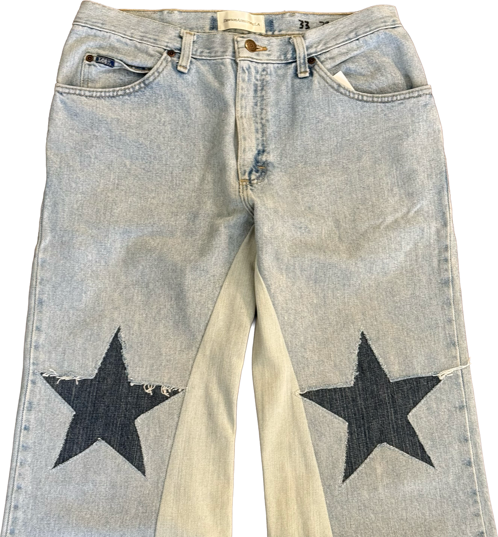 Denim Star Knee Jeans