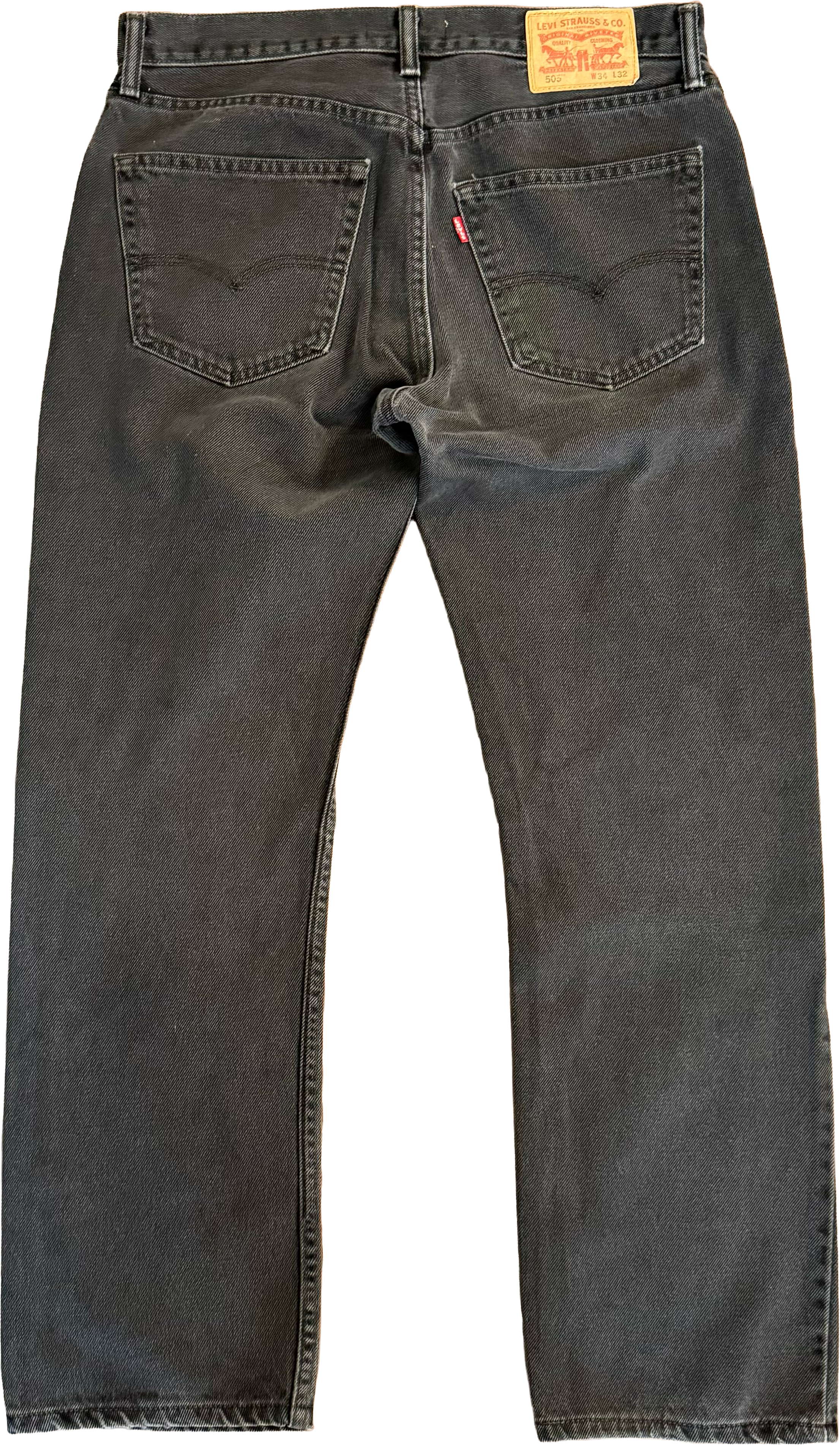 Leather Star Knee Jeans