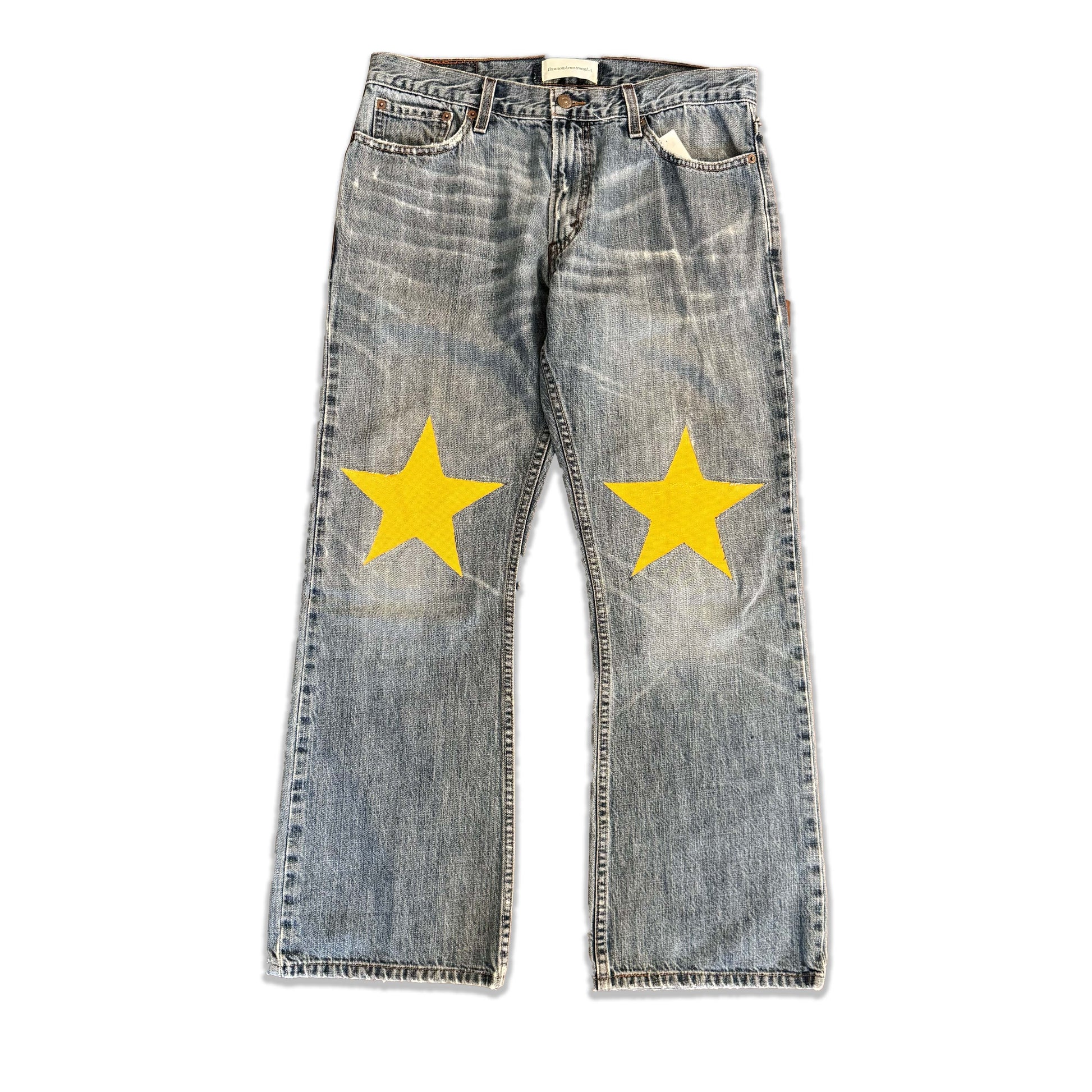 Vintage Levi's Yellow Star Knee Jeans
