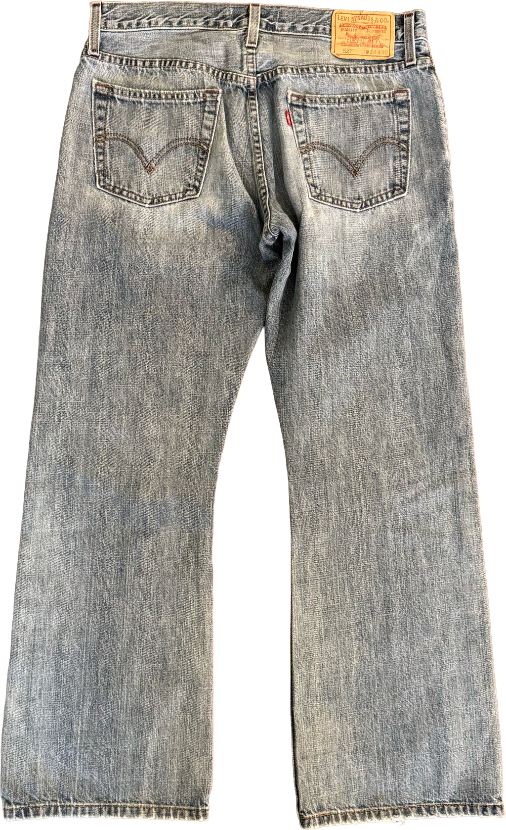 Yellow Star Knee Jeans