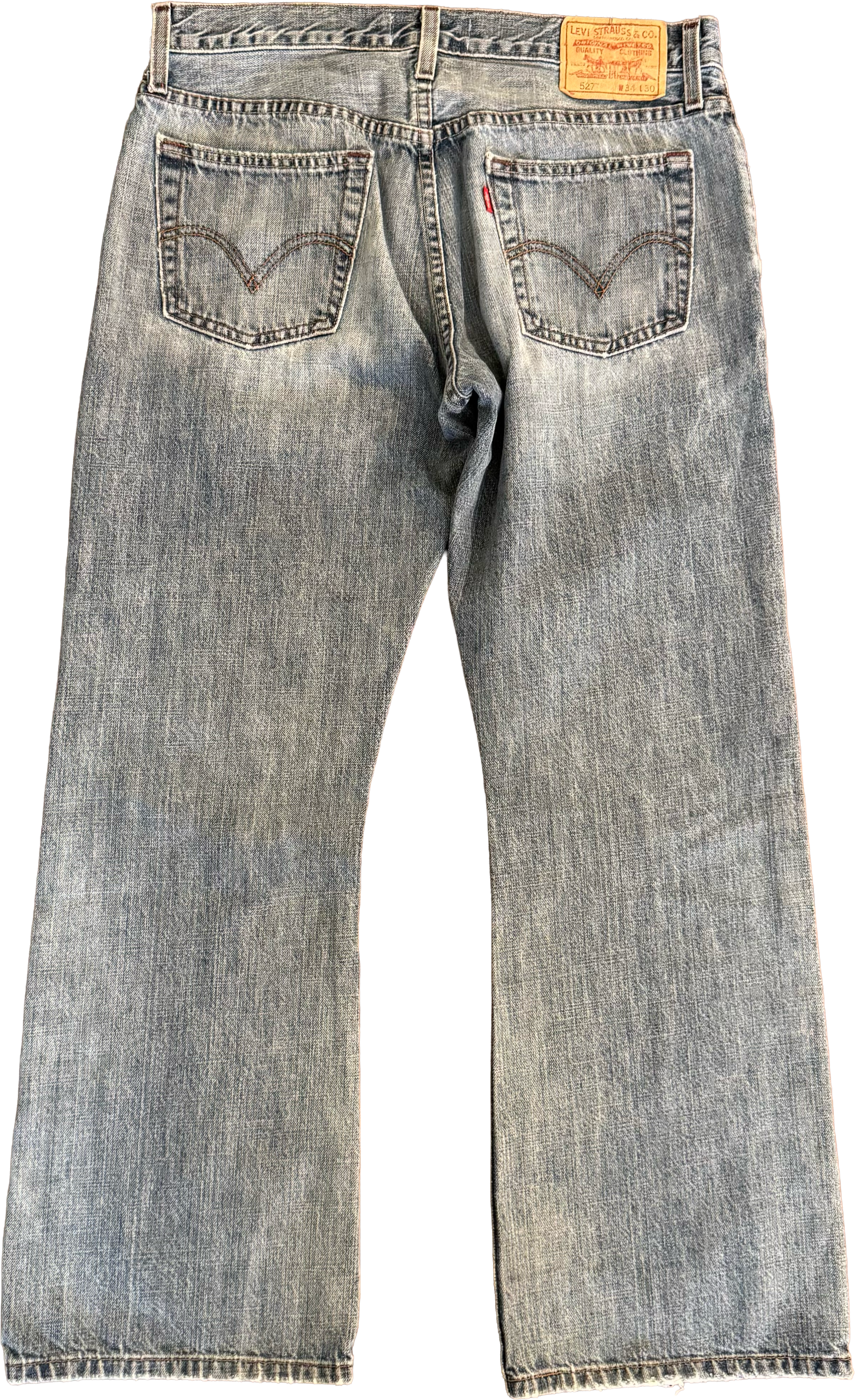 Yellow Star Knee Jeans