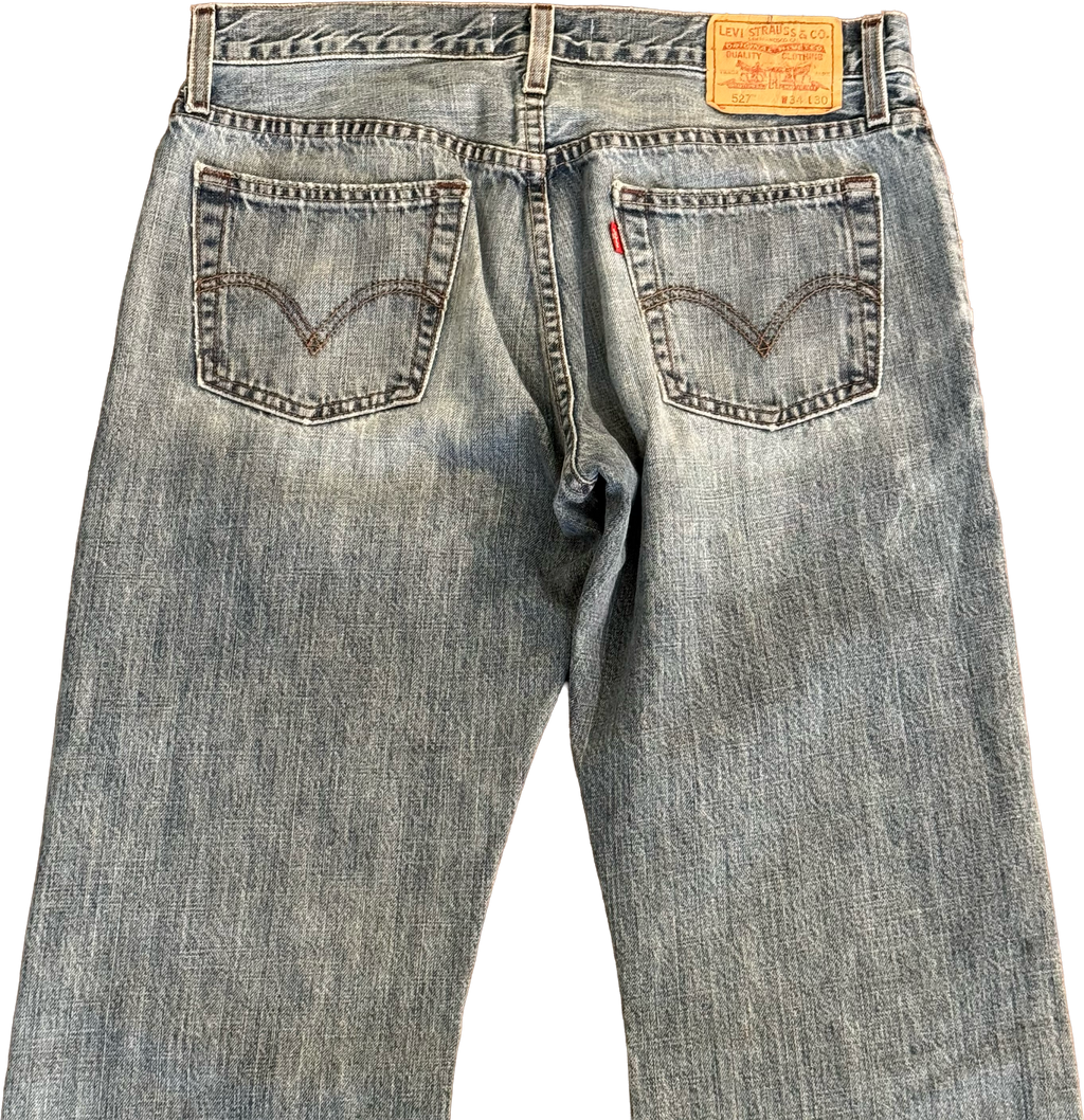 Yellow Star Knee Jeans