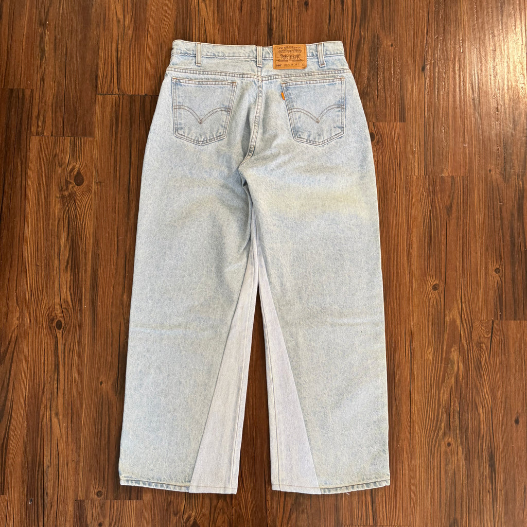 Vintage Levi's Denim Purple Star Knee Jeans