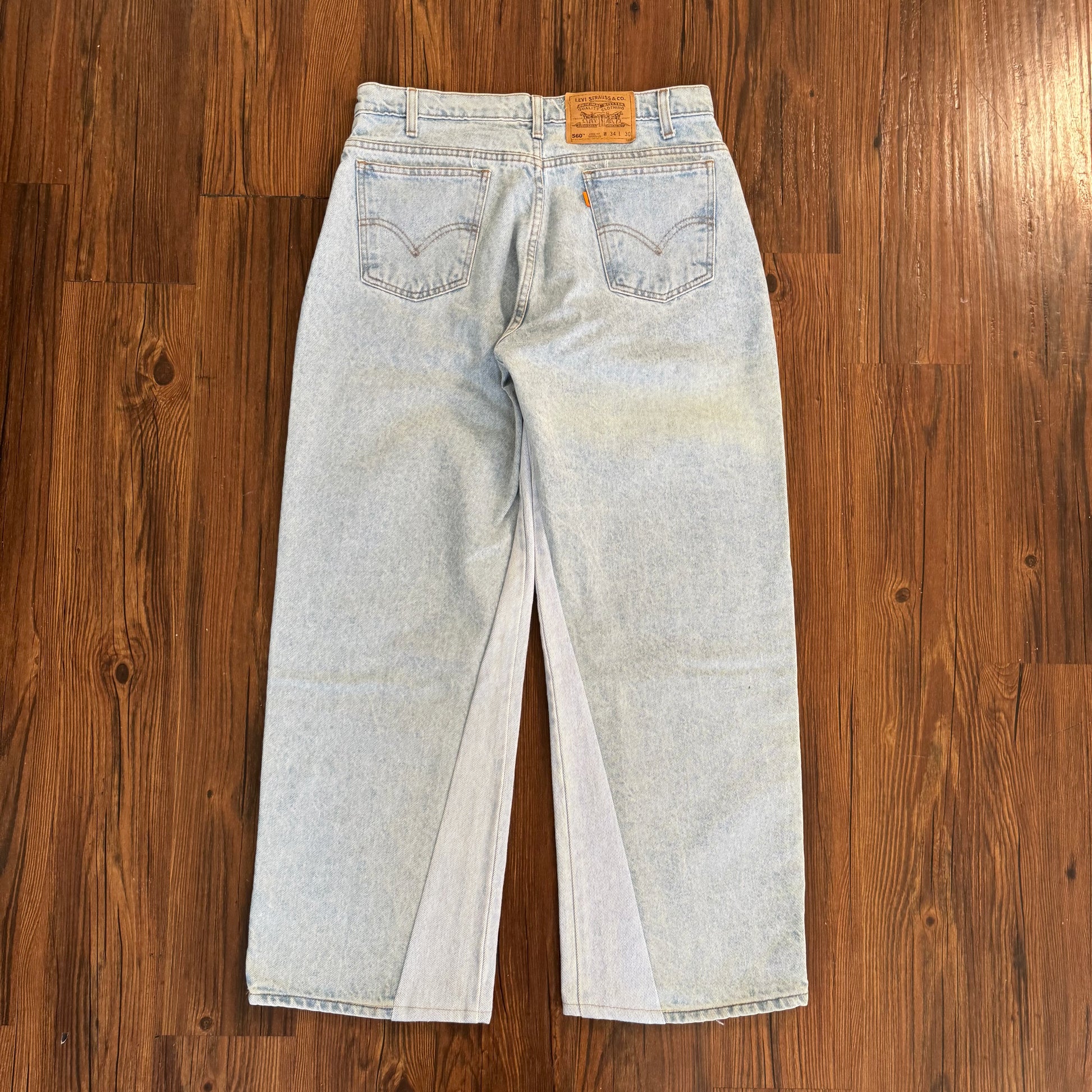 Vintage Levi's Denim Purple Star Knee Jeans